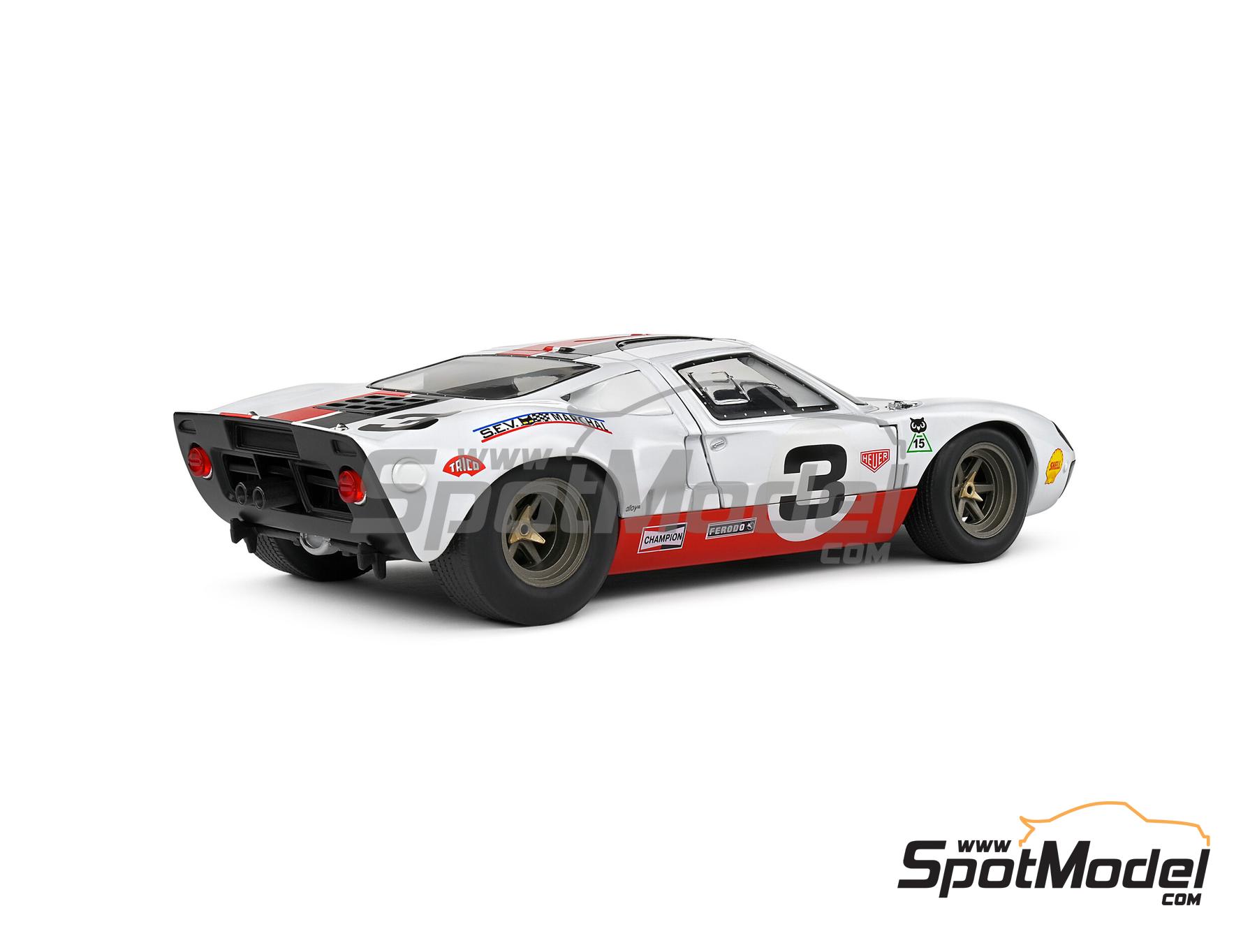 Image 4: Ford GT40 MK I -  2015 | Diecast model car in 1/18 scale manufactured by Solido (ref. DIE-60601, also 3663506023514 and S1803010)