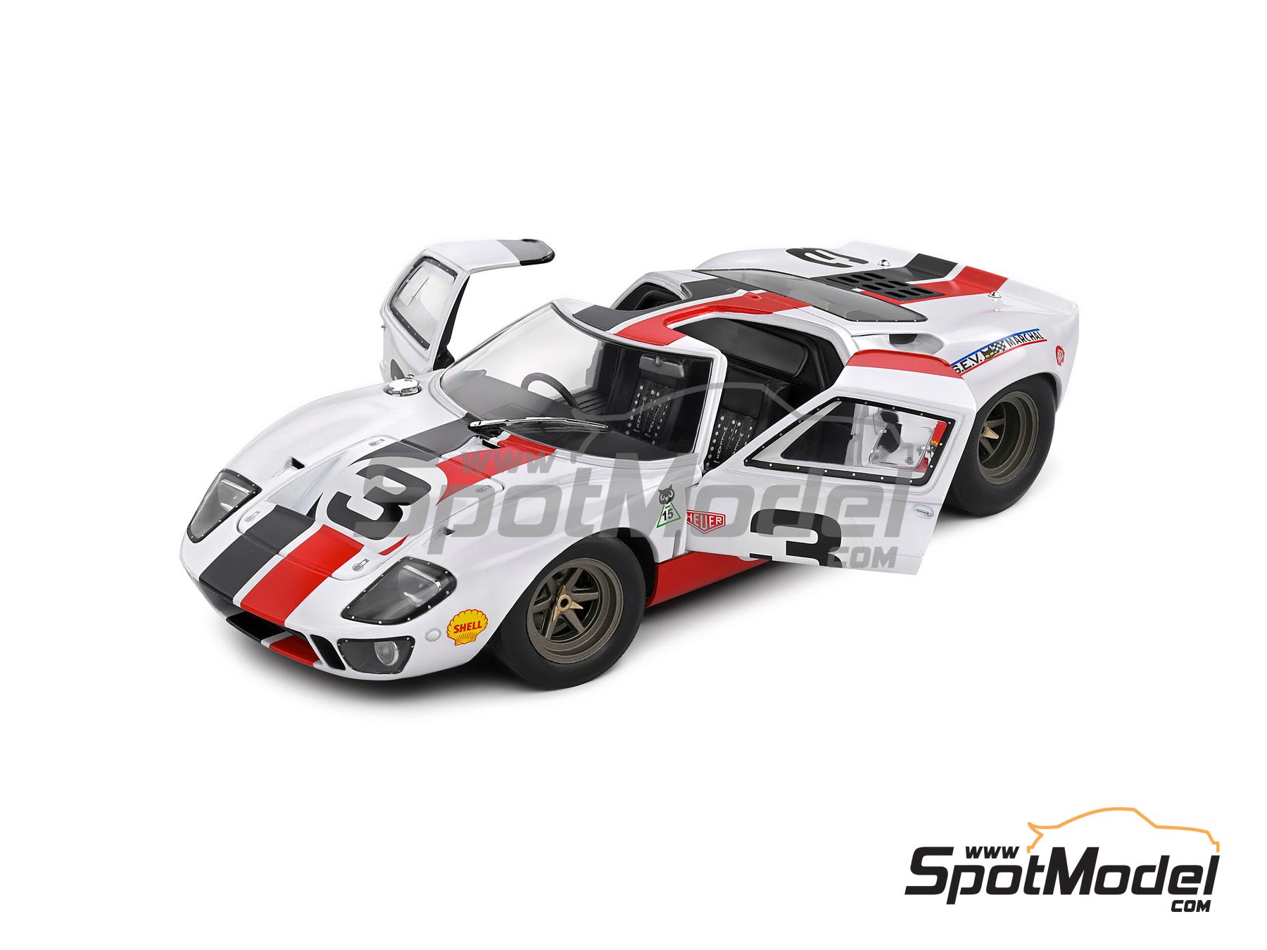 Image 7: Ford GT40 MK I -  2015 | Diecast model car in 1/18 scale manufactured by Solido (ref. DIE-60601, also 3663506023514 and S1803010)