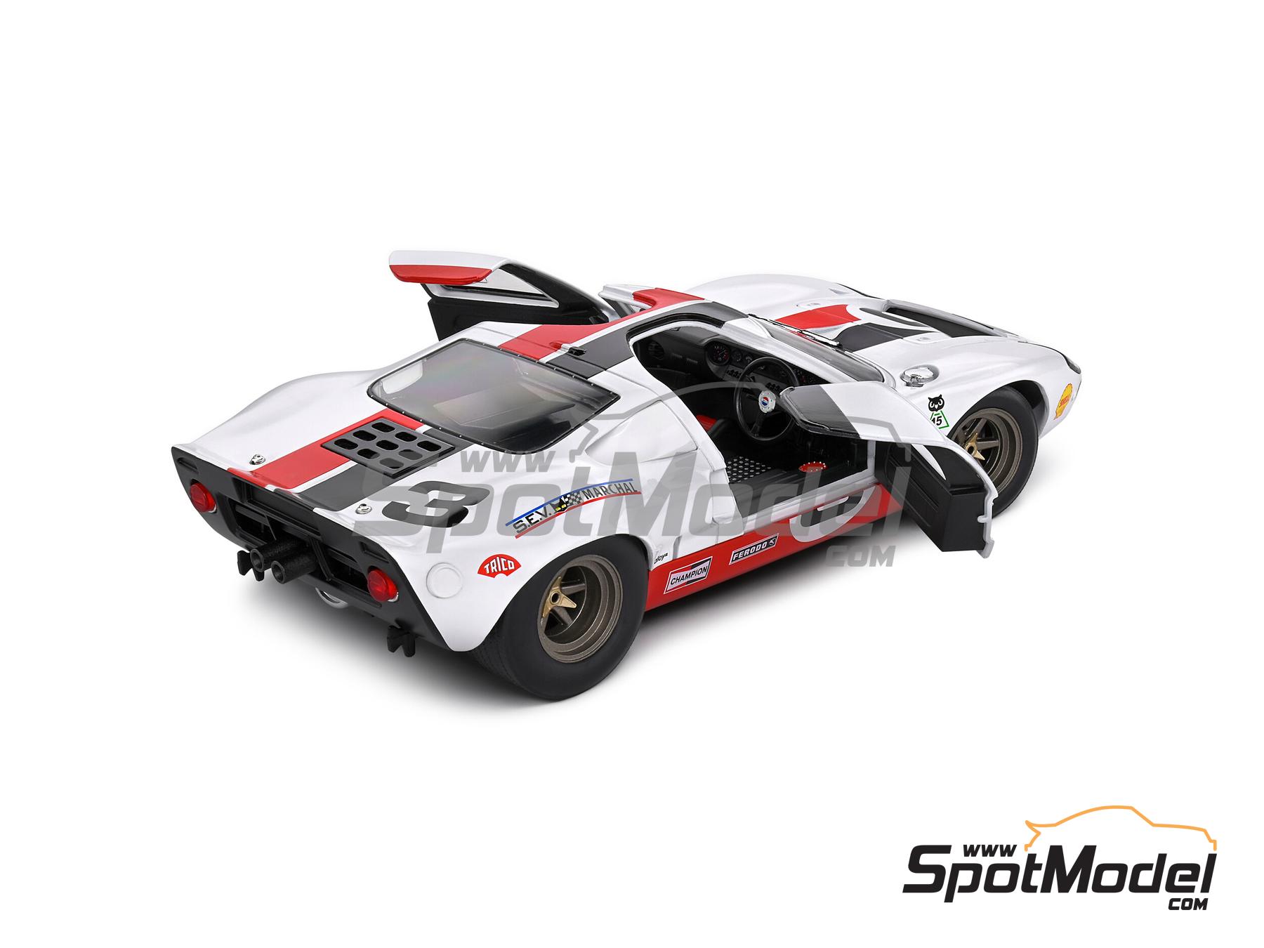 Image 8: Ford GT40 MK I -  2015 | Diecast model car in 1/18 scale manufactured by Solido (ref. DIE-60601, also 3663506023514 and S1803010)