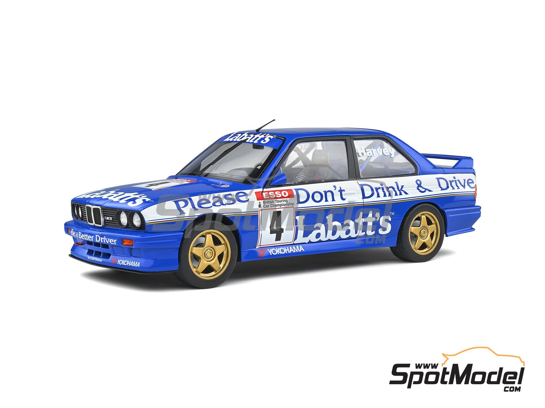 Image 1: BMW M3 E30 Vic Lee Motorsport Team sponsored by Labbat's - British Touring Car Championship - BTCC 1991 | Diecast model car in 1/18 scale manufactured by Solido (ref.&nbsp;DIE-60713, also 3663506015434 and S1801512)