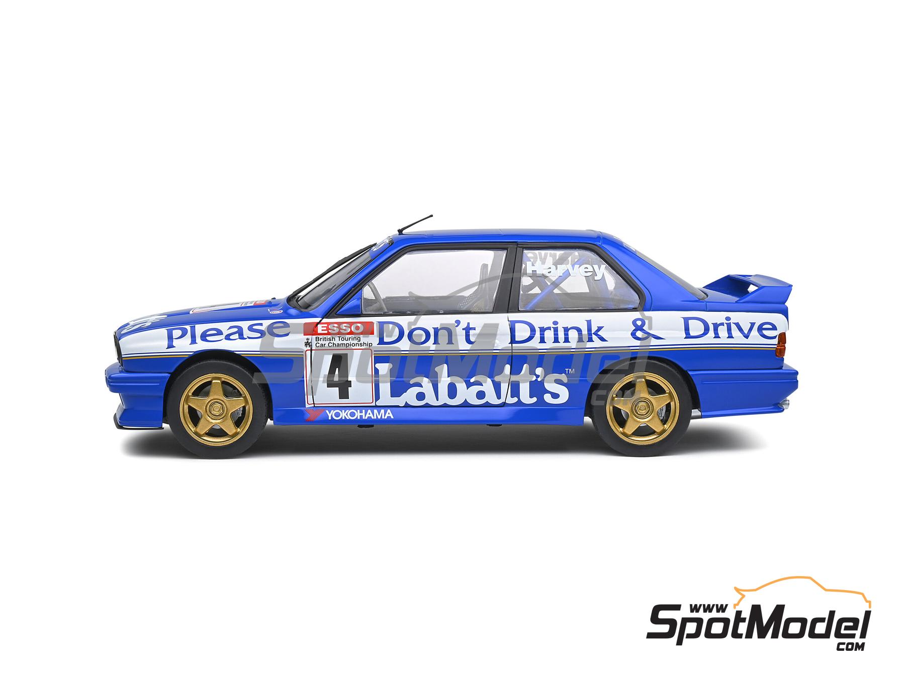 Image 2: BMW M3 E30 Vic Lee Motorsport Team sponsored by Labbat's - British Touring Car Championship - BTCC 1991 | Diecast model car in 1/18 scale manufactured by Solido (ref.&nbsp;DIE-60713, also 3663506015434 and S1801512)
