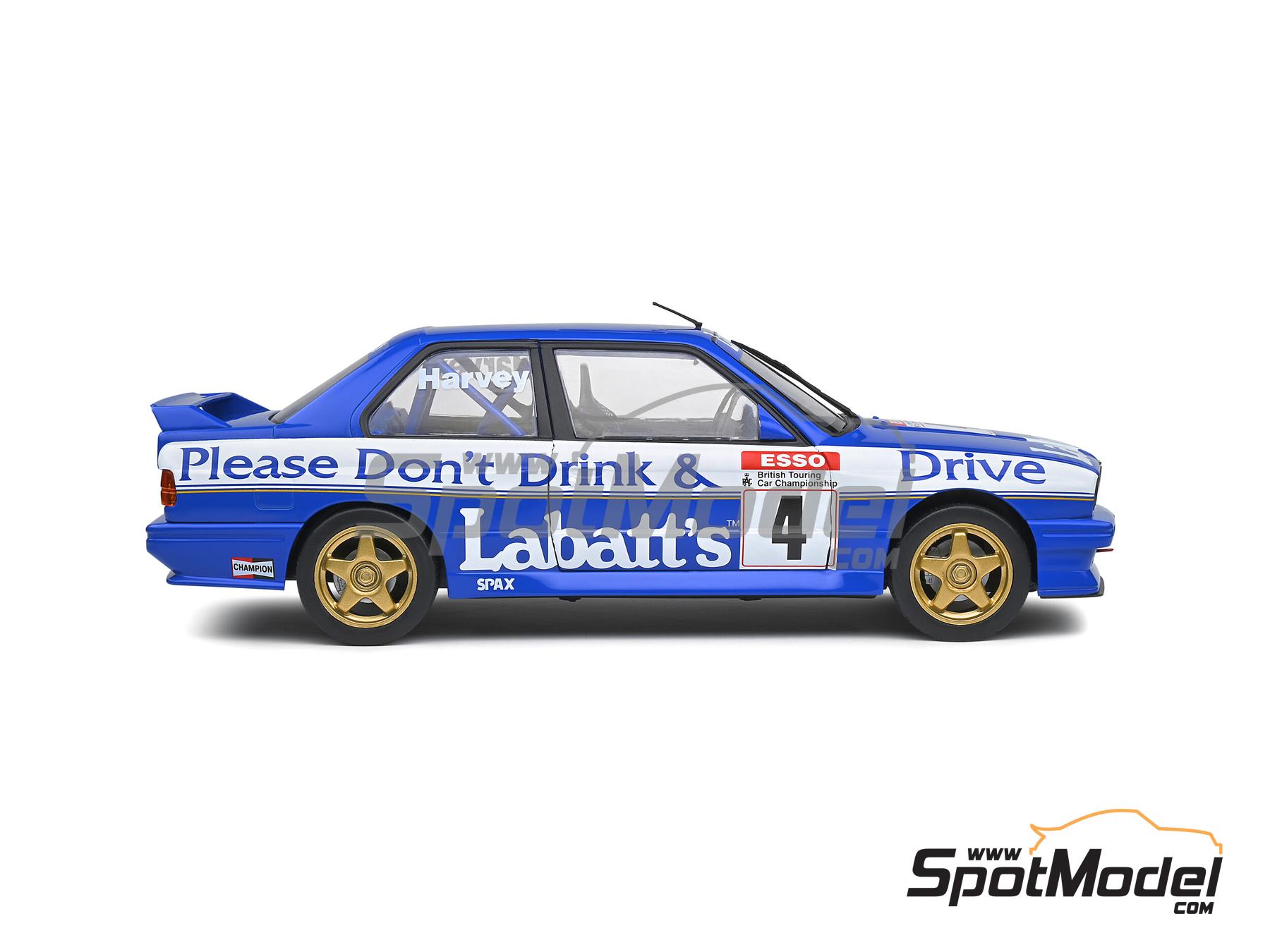 Image 5: BMW M3 E30 Vic Lee Motorsport Team sponsored by Labbat's - British Touring Car Championship - BTCC 1991 | Diecast model car in 1/18 scale manufactured by Solido (ref.&nbsp;DIE-60713, also 3663506015434 and S1801512)