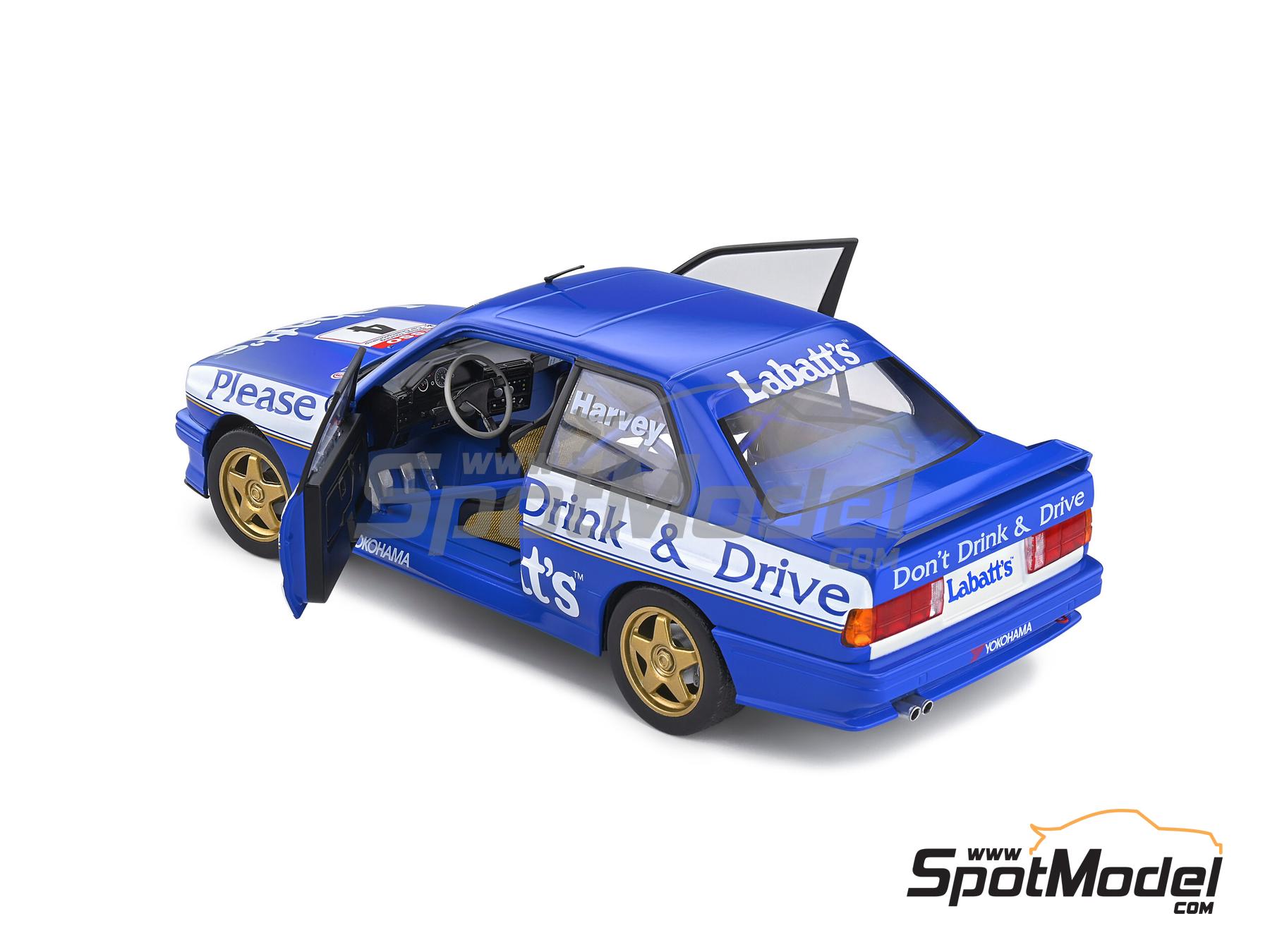 Image 7: BMW M3 E30 Vic Lee Motorsport Team sponsored by Labbat's - British Touring Car Championship - BTCC 1991 | Diecast model car in 1/18 scale manufactured by Solido (ref.&nbsp;DIE-60713, also 3663506015434 and S1801512)