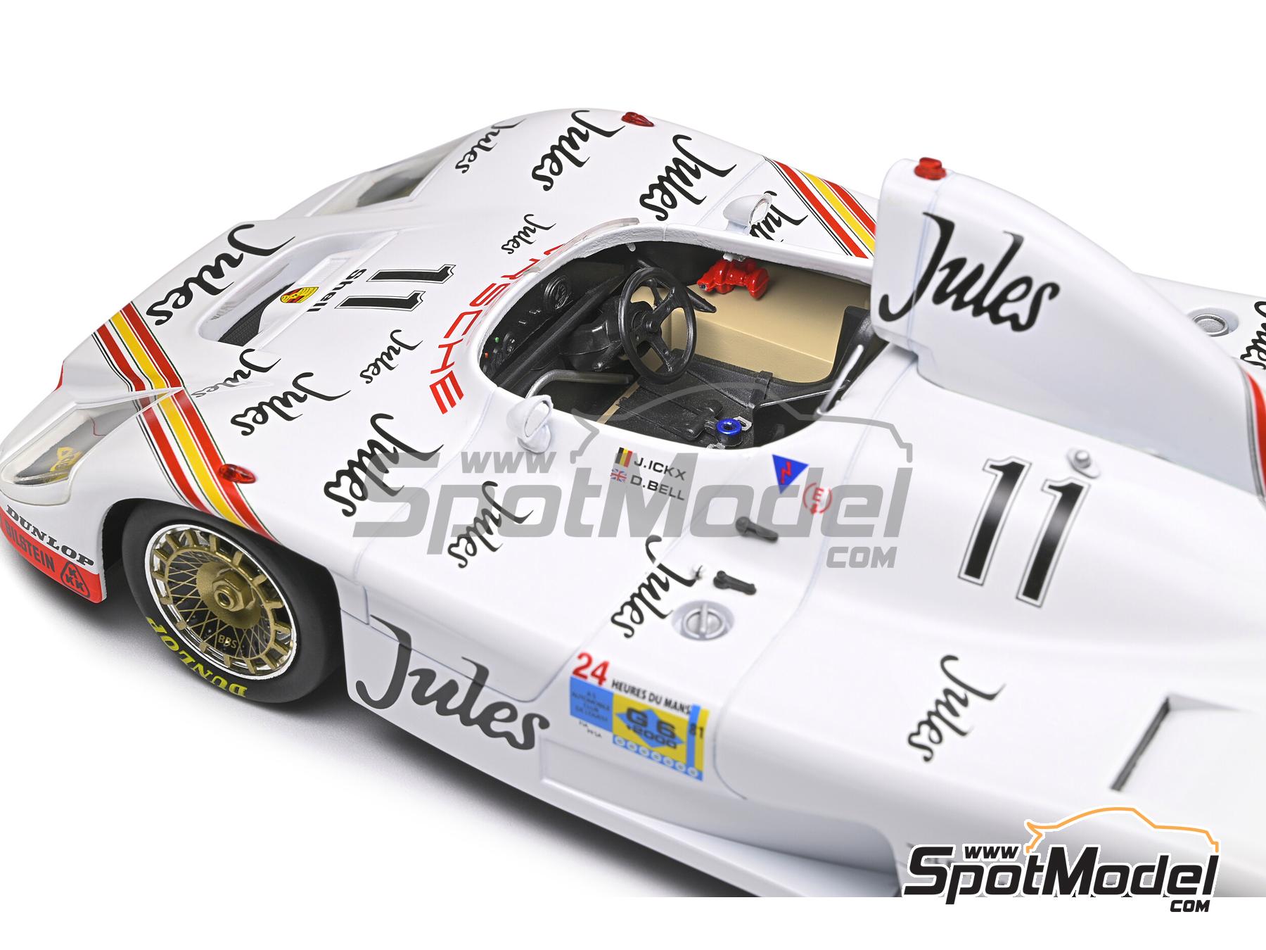 Image 9: Porsche 936 Porsche System Team sponsored by Jules - 24 Hours Le Mans 1981 | Diecast model car in 1/18 scale manufactured by Solido (ref. DIE-60716, also 3663506010460 and S1805602)