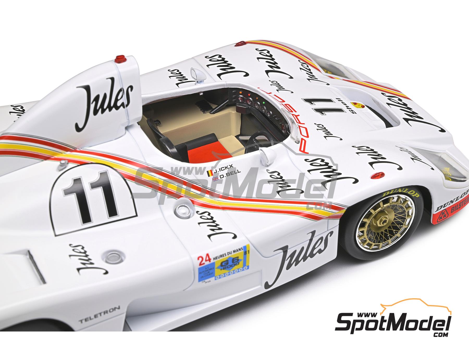 Image 10: Porsche 936 Porsche System Team sponsored by Jules - 24 Hours Le Mans 1981 | Diecast model car in 1/18 scale manufactured by Solido (ref. DIE-60716, also 3663506010460 and S1805602)