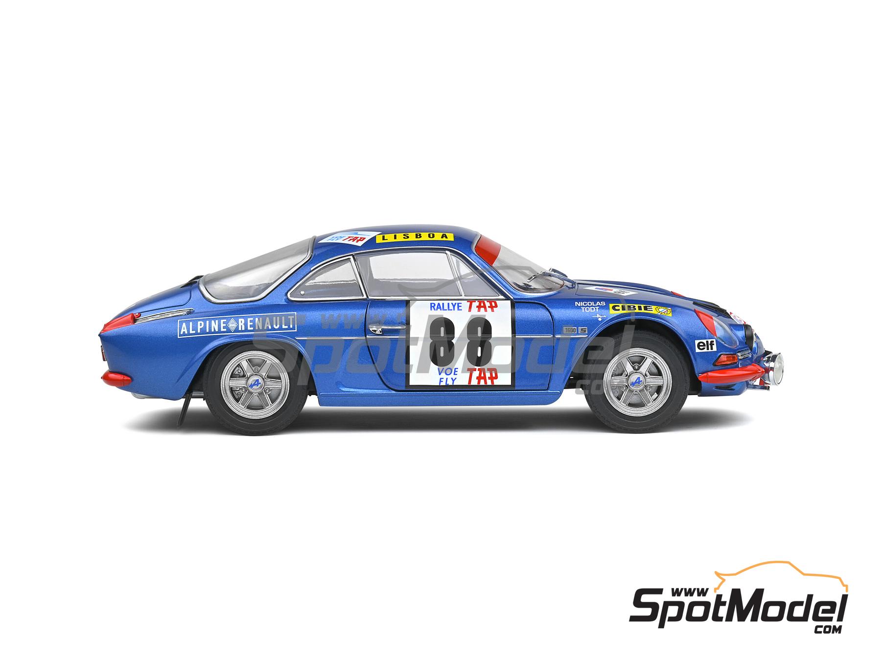 Solido S1804202: Diecast model car 1/18 scale - Alpine A110 1600S