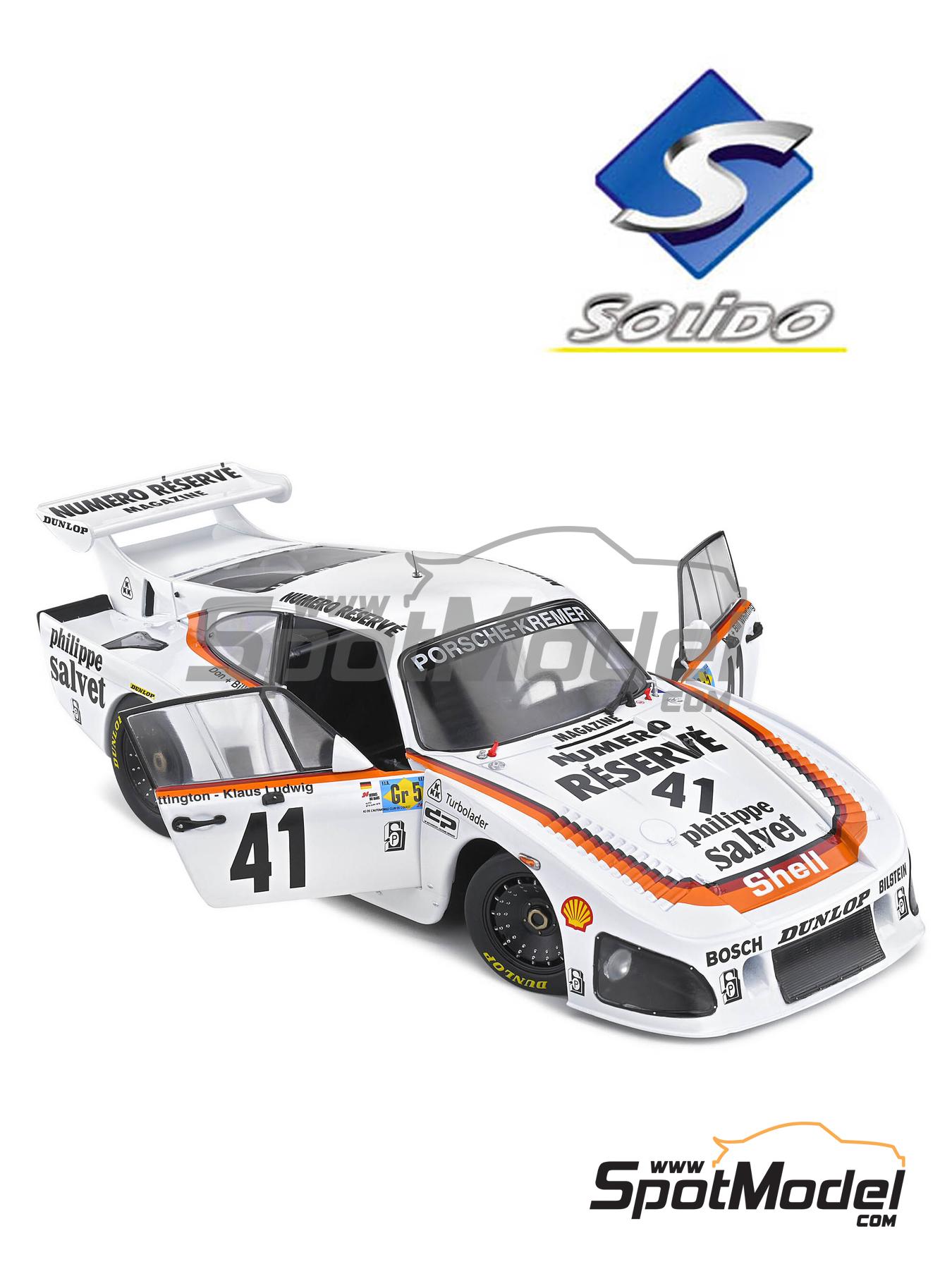 Solido S1807201: Diecast model car 1/18 scale - Porsche 935 K3 Kremer  Racing Team sponsored by Numero Reserve #41 - Klaus Ludwig (DE) + Bill  Whittington (US) + Don Whittington (US) - 24 Hours Le Mans 1979 (ref.  DIE-60733) | SpotModel