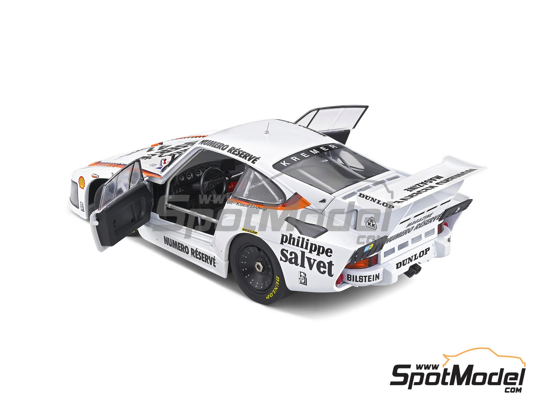 Image 7: Porsche 935 K3 Kremer Racing Team sponsored by Numero Reserve - 24 Hours Le Mans 1979 | Diecast model car in 1/18 scale manufactured by Solido (ref.&nbsp;DIE-60733, also 3663506015250 and S1807201)