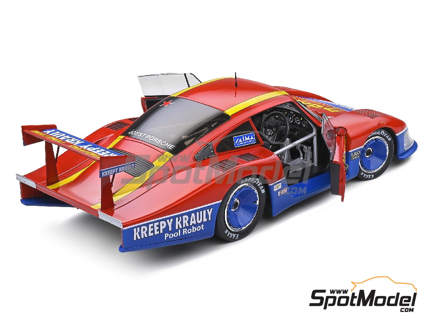 Image 5: Porsche 935 Moby Dick sponsored by Momo, Kreepy Krauly - 6 Hours Mid Ohio 1983 | Diecast model car in 1/18 scale manufactured by Solido (ref.&nbsp;DIE-60747, also 3663506015816 and S1805404)