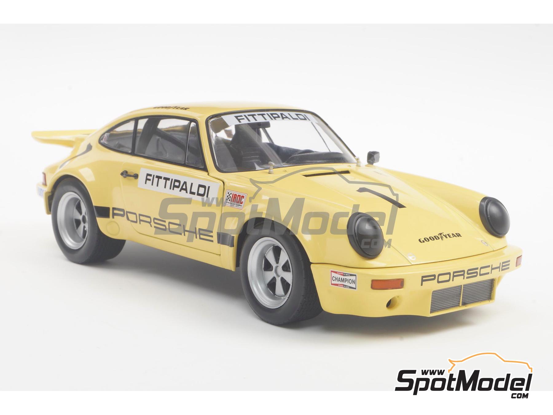 Image 7: Porsche 911 Carrera RSR - IROC - International Race of the Champions 1974 | Diecast model car in 1/18 scale manufactured by Solido (ref.&nbsp;DIE-61402, also 3663506042010 and S1810703)