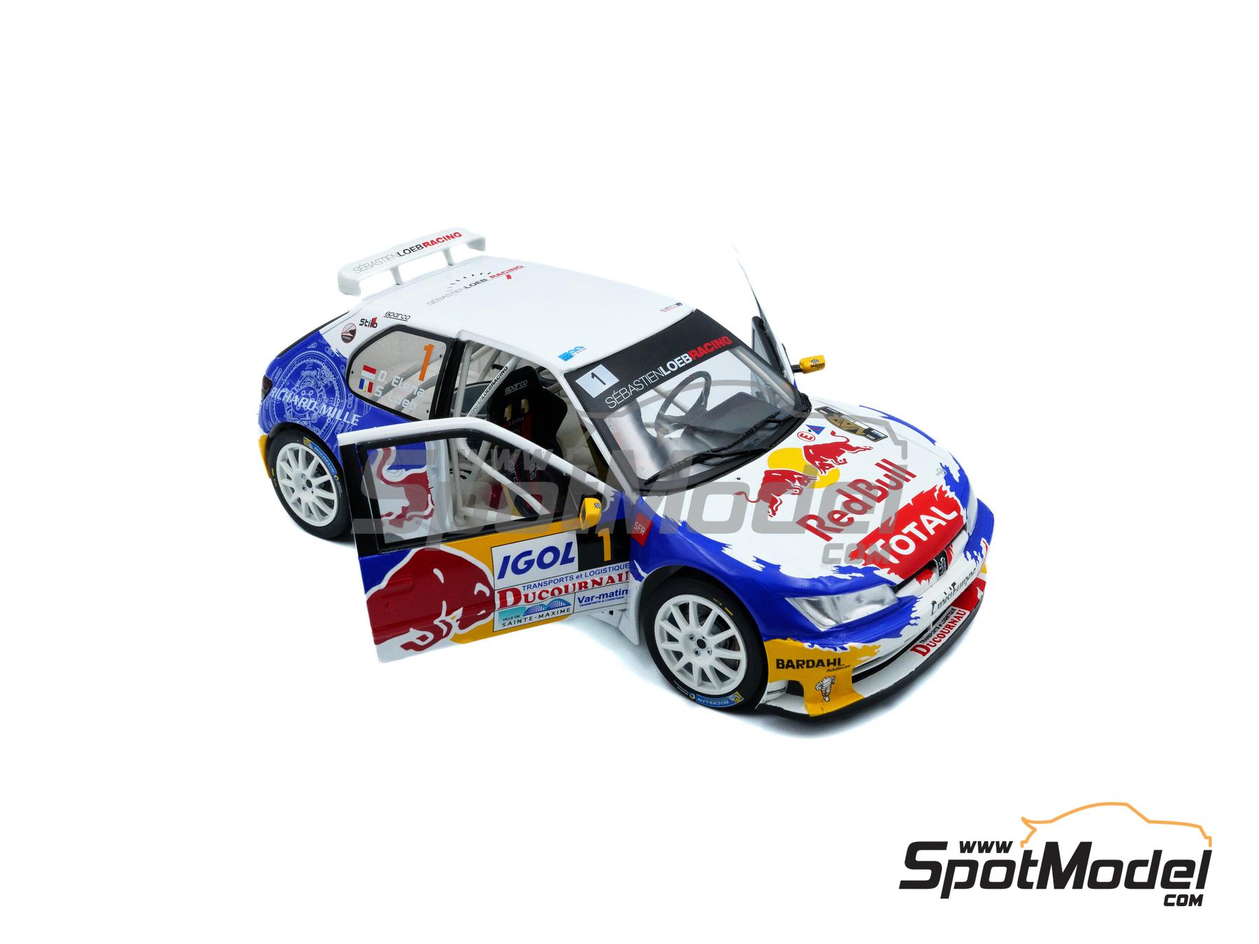 ミニカー 1/18 PEUGEOT 306 MAXI  solido SOLIDO 1:18 Peugeot 306 Maxi żółty #2 T.NEUVIL/A.Cornet