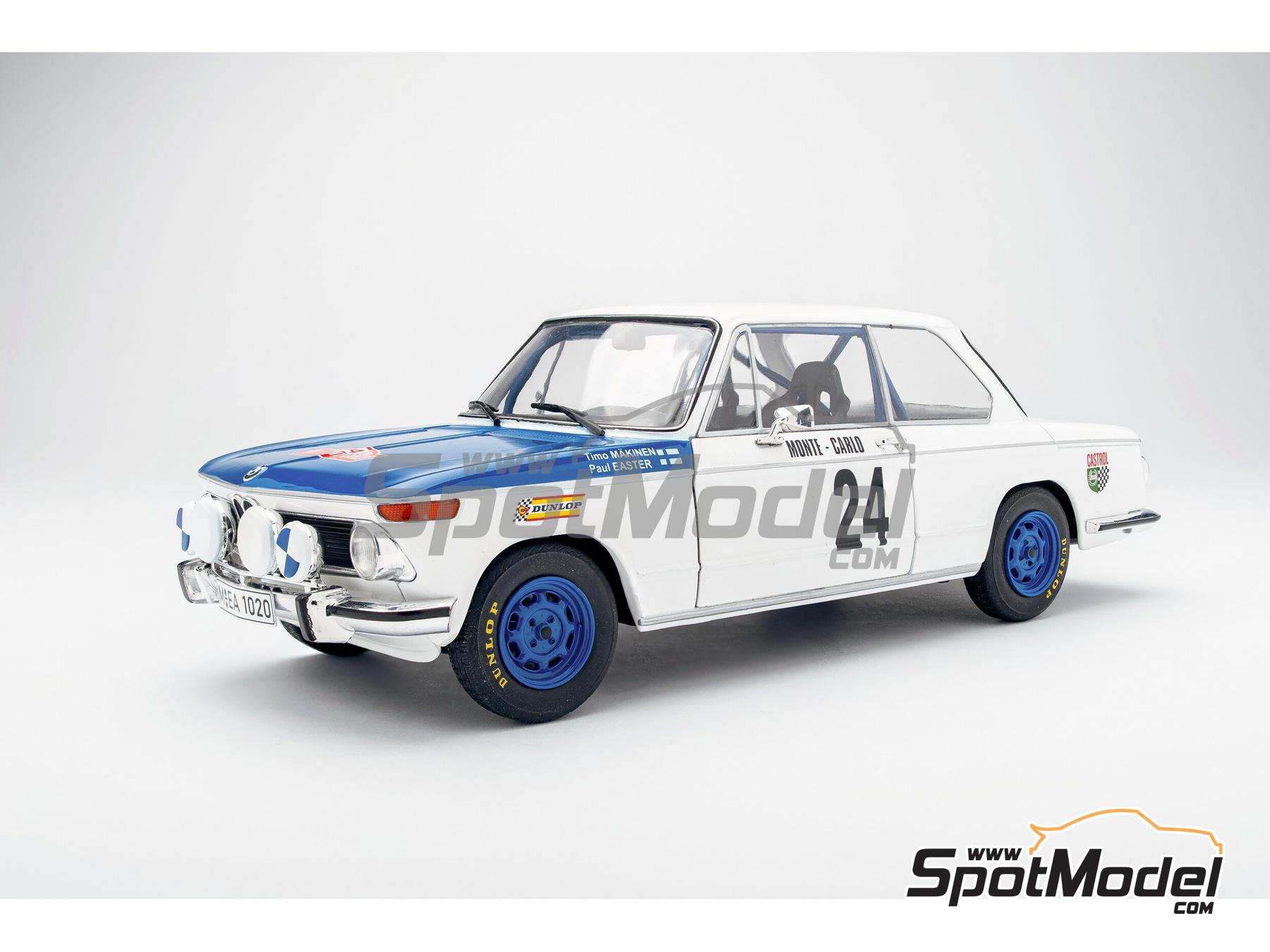 Image 1: BMW 2002 Tii BMW AG München Team sponsored by Castrol - Monte Carlo Rally - Rallye Automobile de Monte-Carlo 1969 | Diecast model car in 1/18 scale manufactured by Solido (ref. DIE-61846, also 3663506041532 and S1808603)