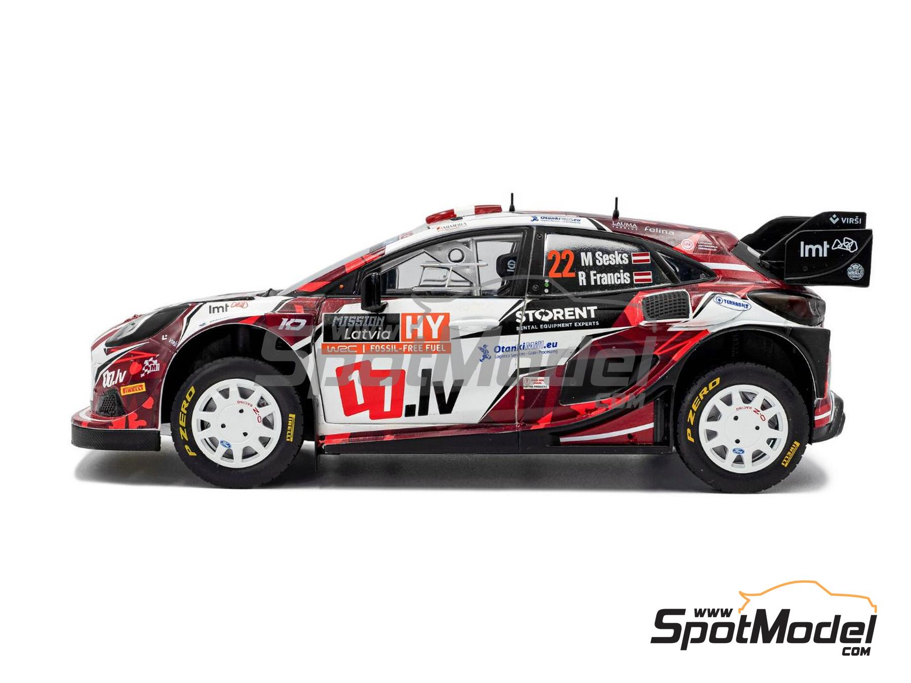 Solido S1809507: Diecast model car 1/18 scale - Ford Puma Rally1