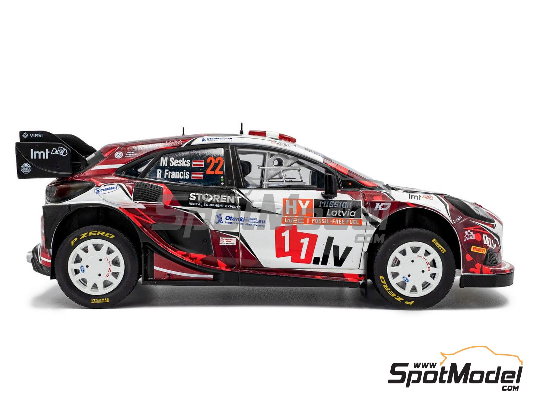 Solido S1809507: Diecast model car 1/18 scale - Ford Puma Rally1