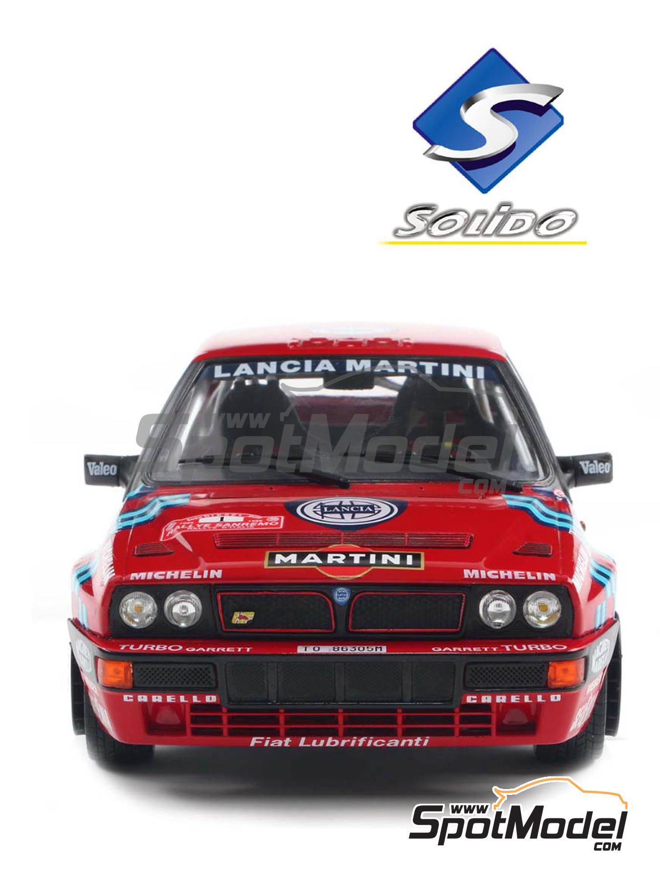 Lancia Integrale Martini Racing1/18モデル 1/18 Solido 1992 Lancia Delta HF Integrale Evo 1 Martini 6 Diecast