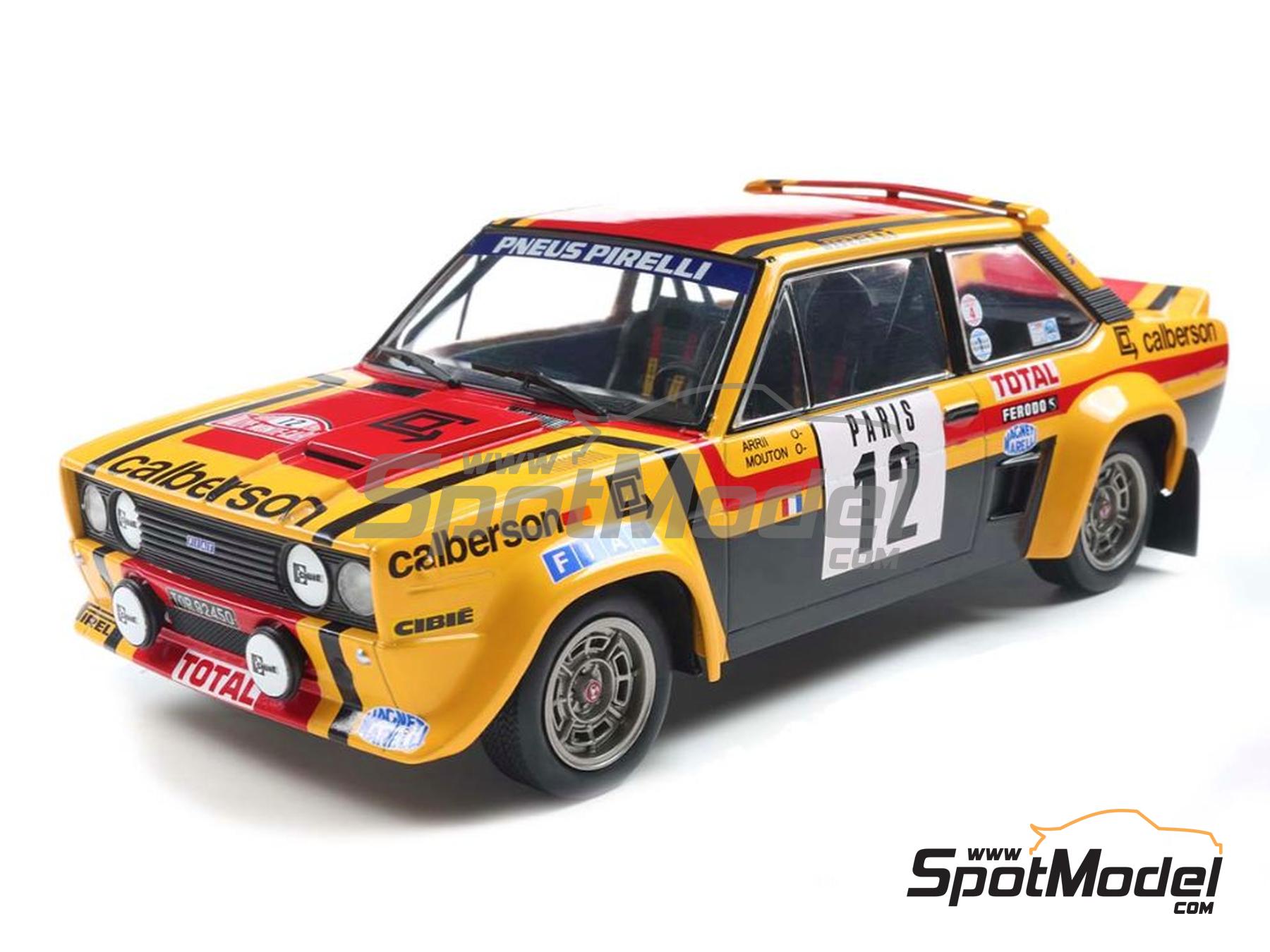 Fiat 131 Abarth - Rallye de Monte-Carlo - 1980 - #12 M.Mouton / Arri