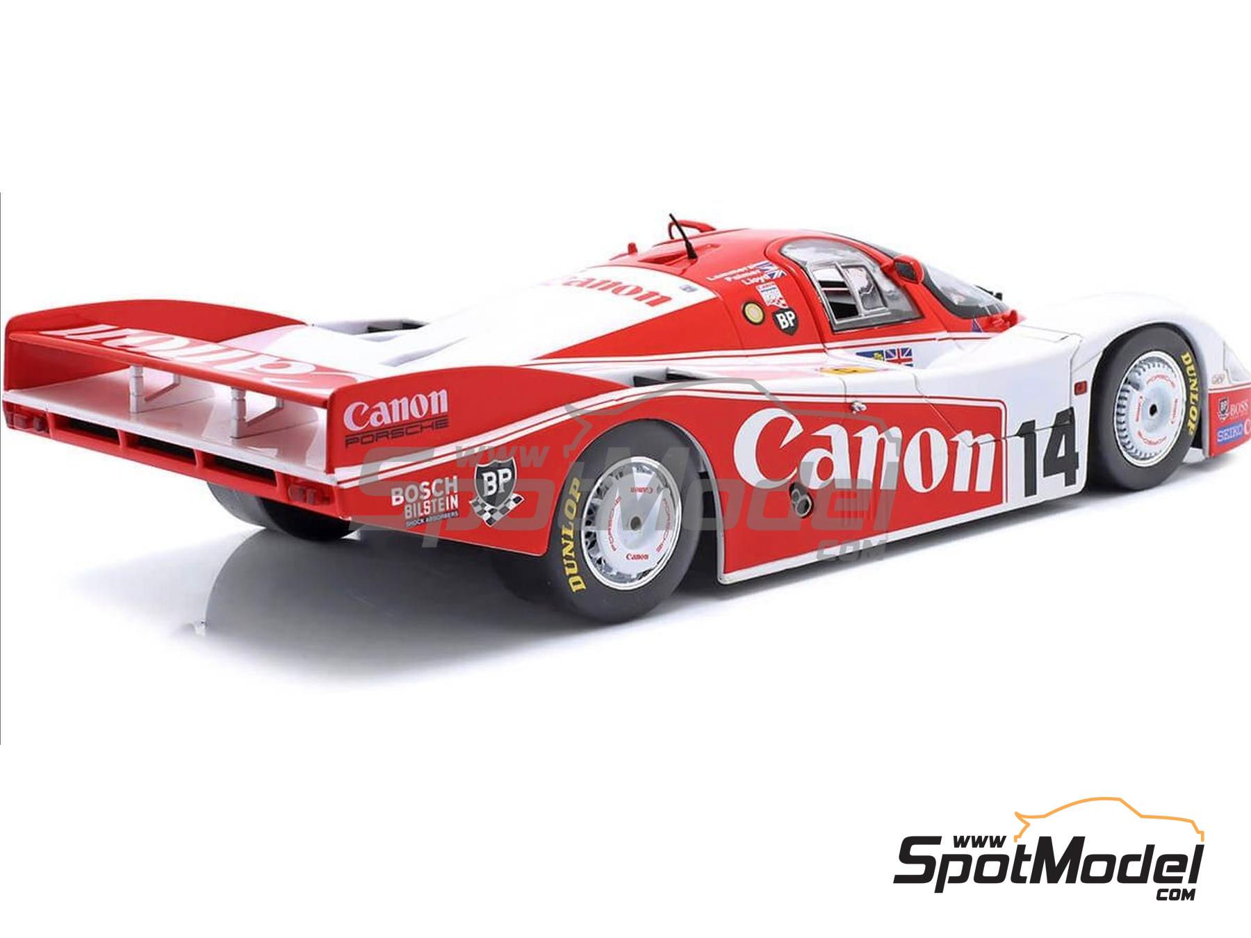 Image 2: Porsche 956 LH Richard Lloyd Racing Team sponsored by Canon - 24 Hours Le Mans 1983 | Diecast model car in 1/18 scale manufactured by Solido (ref.&nbsp;DIE-62364, also 3663506020032 and S1805506)