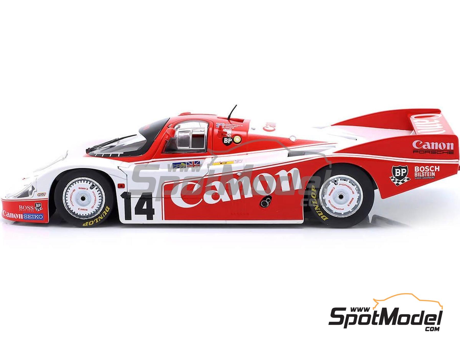 Image 3: Porsche 956 LH Richard Lloyd Racing Team sponsored by Canon - 24 Hours Le Mans 1983 | Diecast model car in 1/18 scale manufactured by Solido (ref.&nbsp;DIE-62364, also 3663506020032 and S1805506)