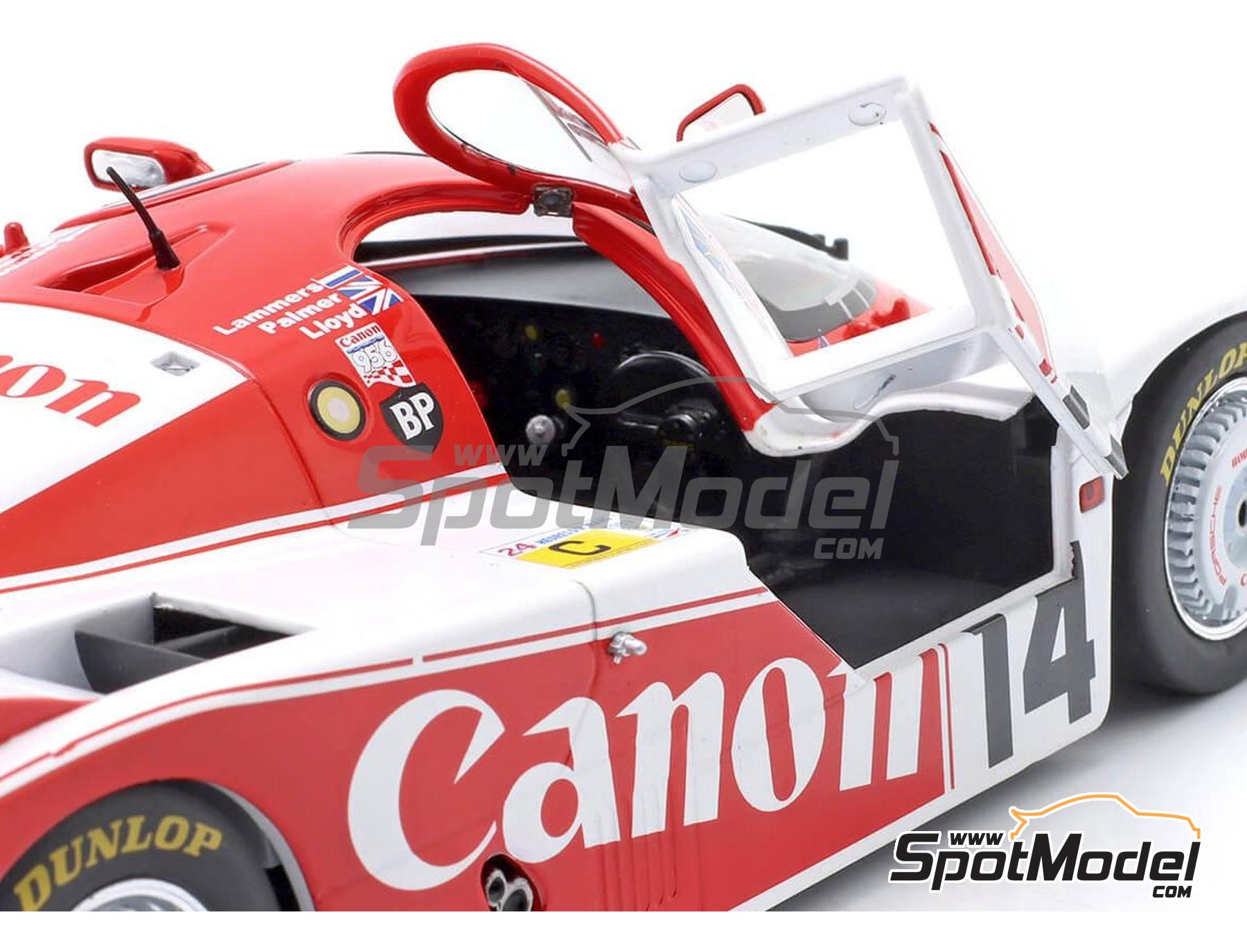 Image 4: Porsche 956 LH Richard Lloyd Racing Team sponsored by Canon - 24 Hours Le Mans 1983 | Diecast model car in 1/18 scale manufactured by Solido (ref.&nbsp;DIE-62364, also 3663506020032 and S1805506)