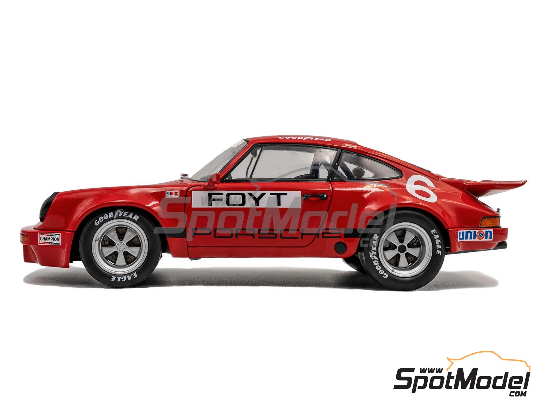 Image 2: Porsche 911 Carrera RSR - IROC - International Race of the Champions 1974 | Diecast model car in 1/18 scale manufactured by Solido (ref.&nbsp;DIE-62608, also 3663506042034 and S1810704)