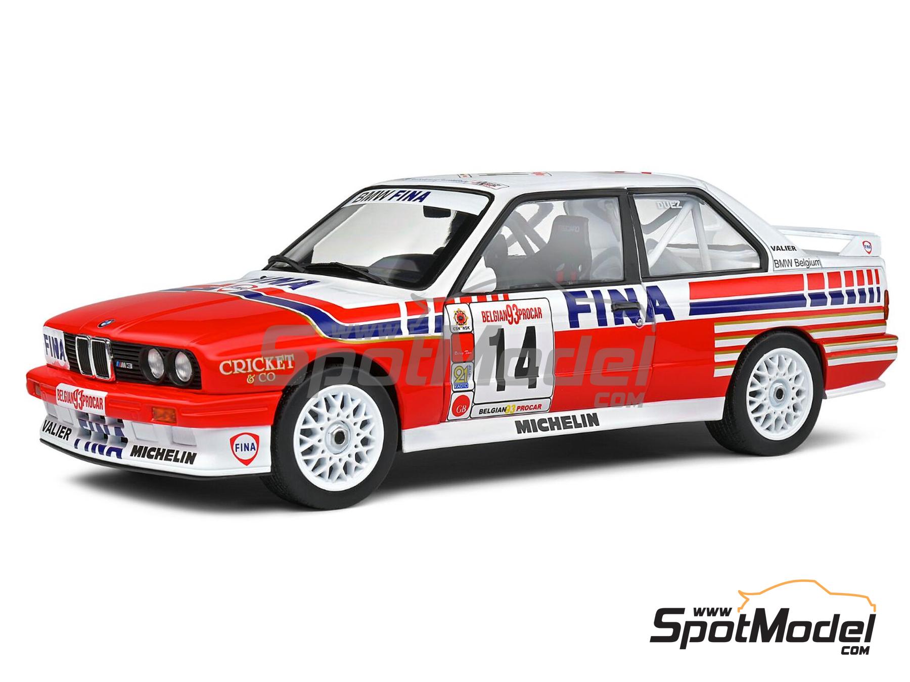 BMW M3 E30 Gr.A n5 Rally Ypres Solido 1/18