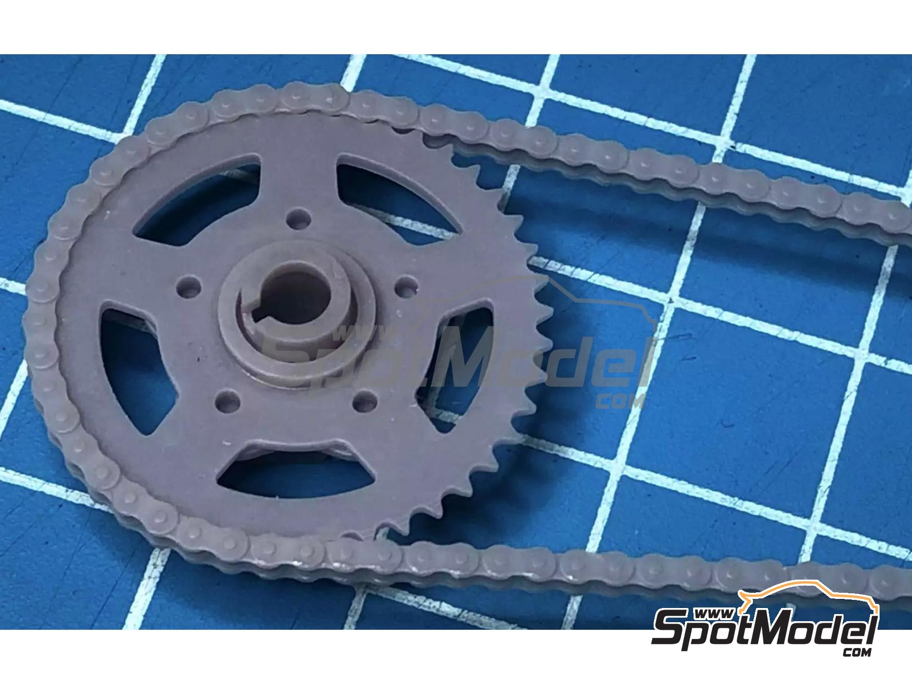 Image 4: BMW HP4 Race | Cadena en escala&nbsp;1/9 fabricado por Stone Models (ref.&nbsp;A016-2022, tambien A016/2022)