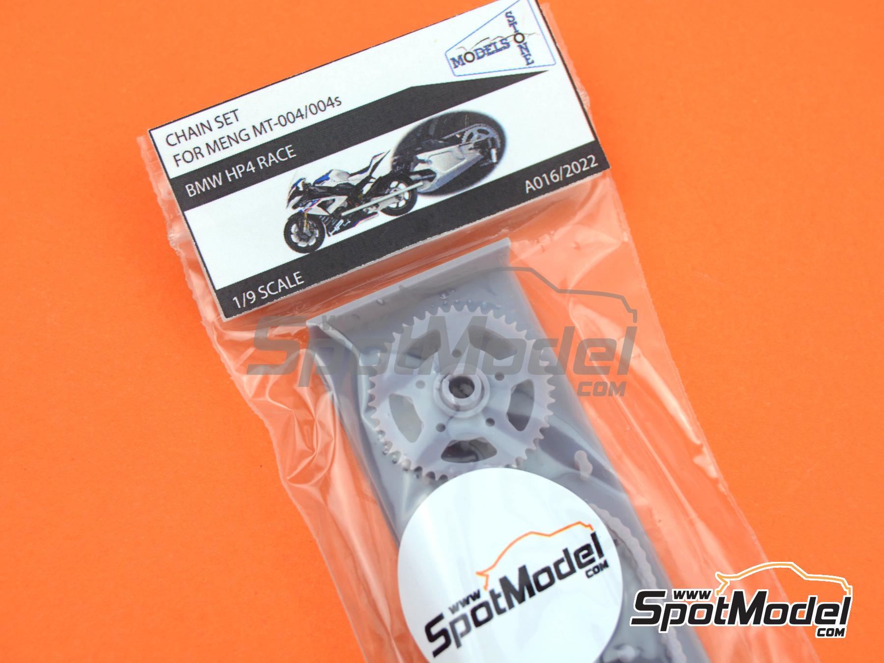 Image 8: BMW HP4 Race | Cadena en escala&nbsp;1/9 fabricado por Stone Models (ref.&nbsp;A016-2022, tambien A016/2022)