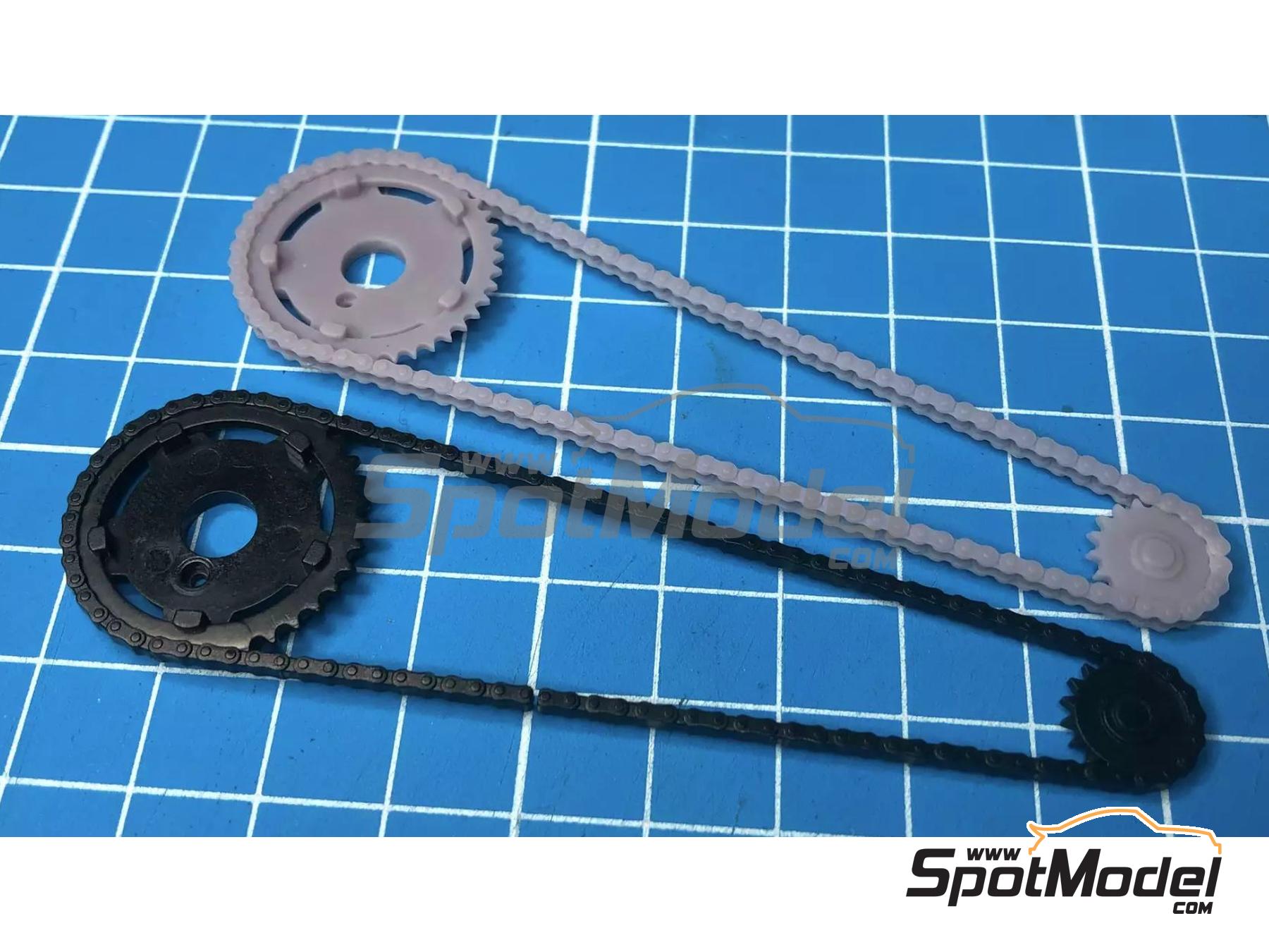 Image 3: Kawasaki Ninja H2R | Cadena en escala 1/9 fabricado por Stone Models (ref. A020-2022, tambien A020/2022)