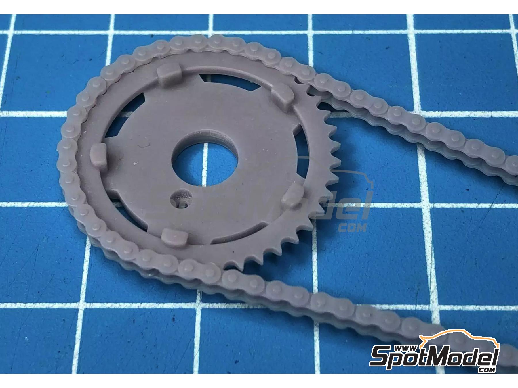 Image 4: Kawasaki Ninja H2R | Cadena en escala 1/9 fabricado por Stone Models (ref. A020-2022, tambien A020/2022)