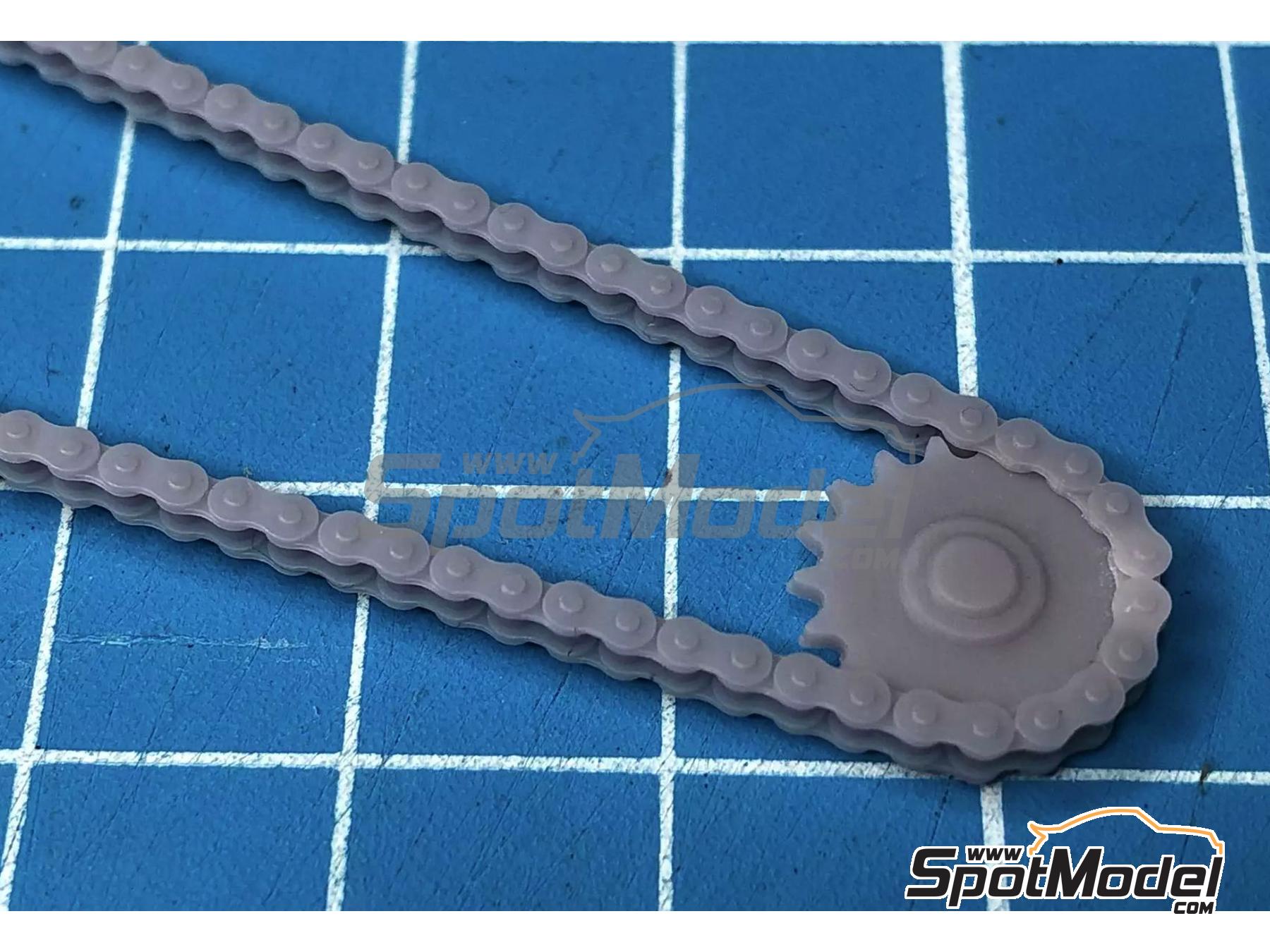 Image 5: Kawasaki Ninja H2R | Cadena en escala 1/9 fabricado por Stone Models (ref. A020-2022, tambien A020/2022)