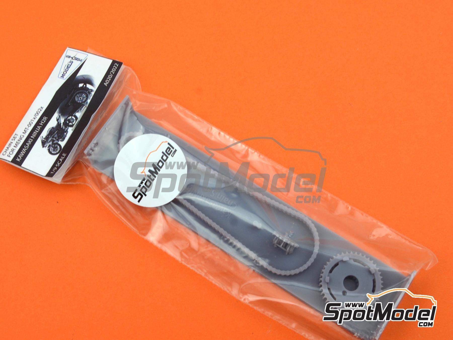 Image 8: Kawasaki Ninja H2R | Cadena en escala 1/9 fabricado por Stone Models (ref. A020-2022, tambien A020/2022)