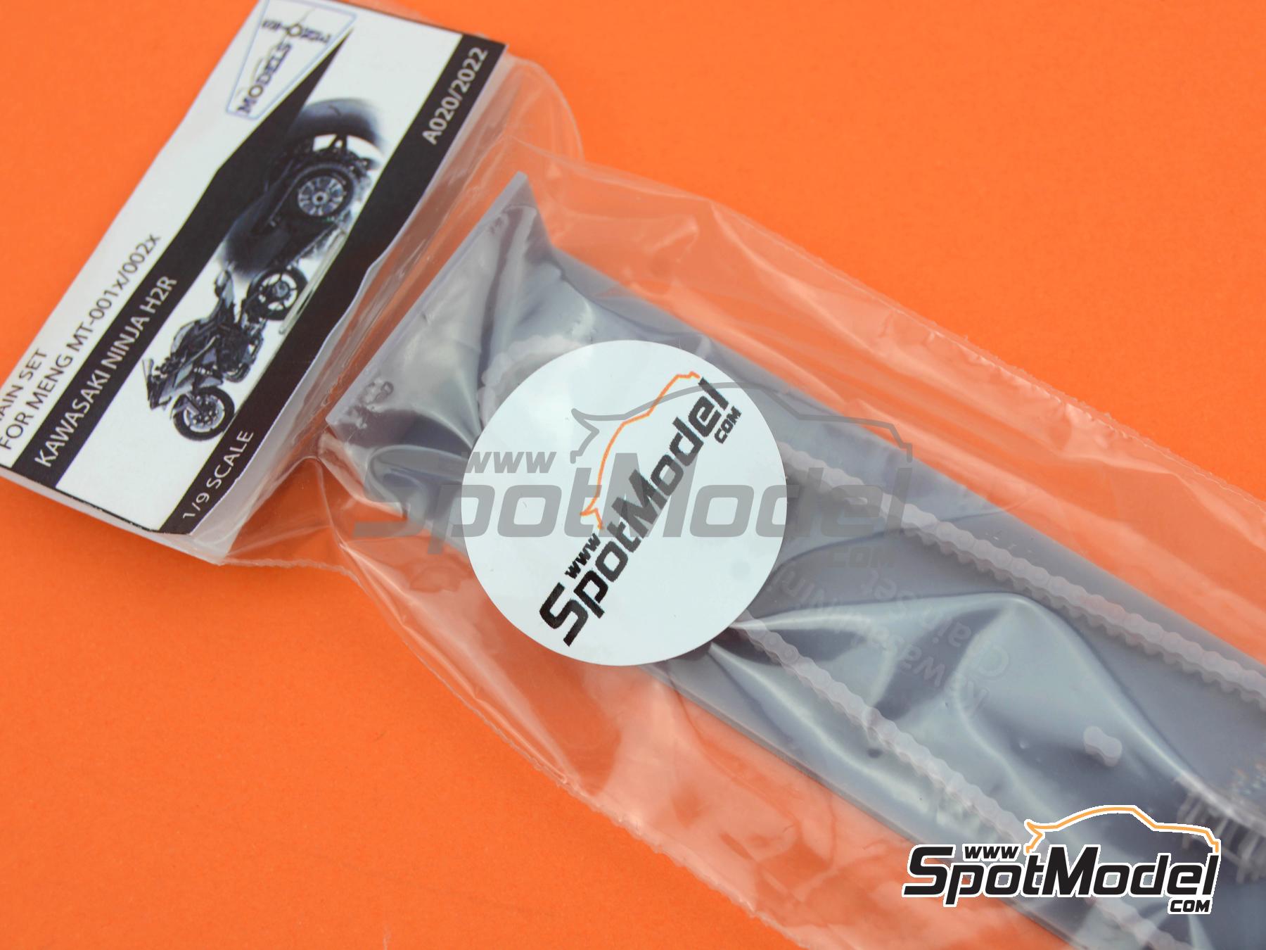 Image 9: Kawasaki Ninja H2R | Cadena en escala 1/9 fabricado por Stone Models (ref. A020-2022, tambien A020/2022)