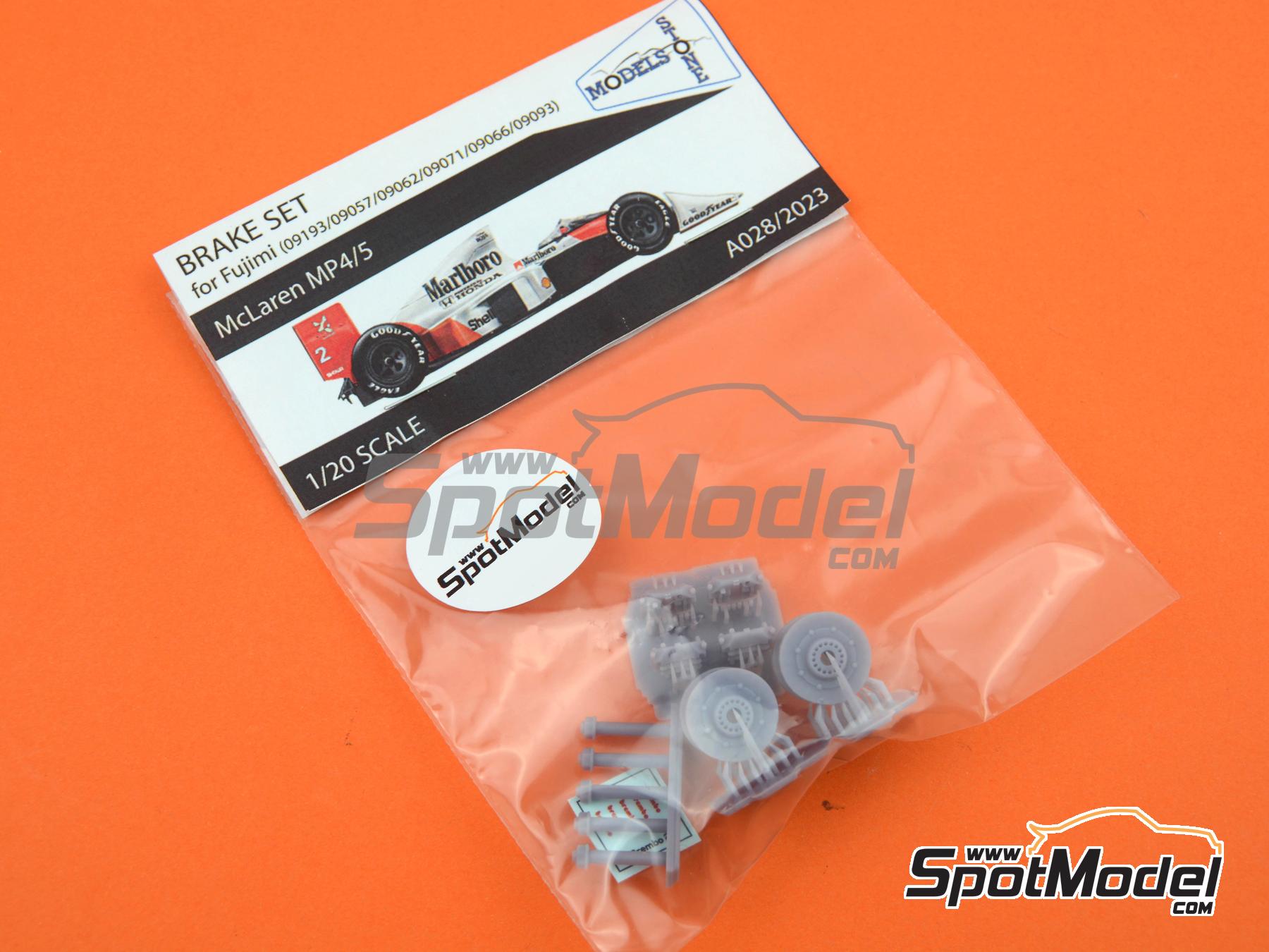 Image 10: McLaren Honda MP4/5 | Frenos en escala&nbsp;1/20 fabricado por Stone Models (ref.&nbsp;A028-2023, tambien A028/2023)
