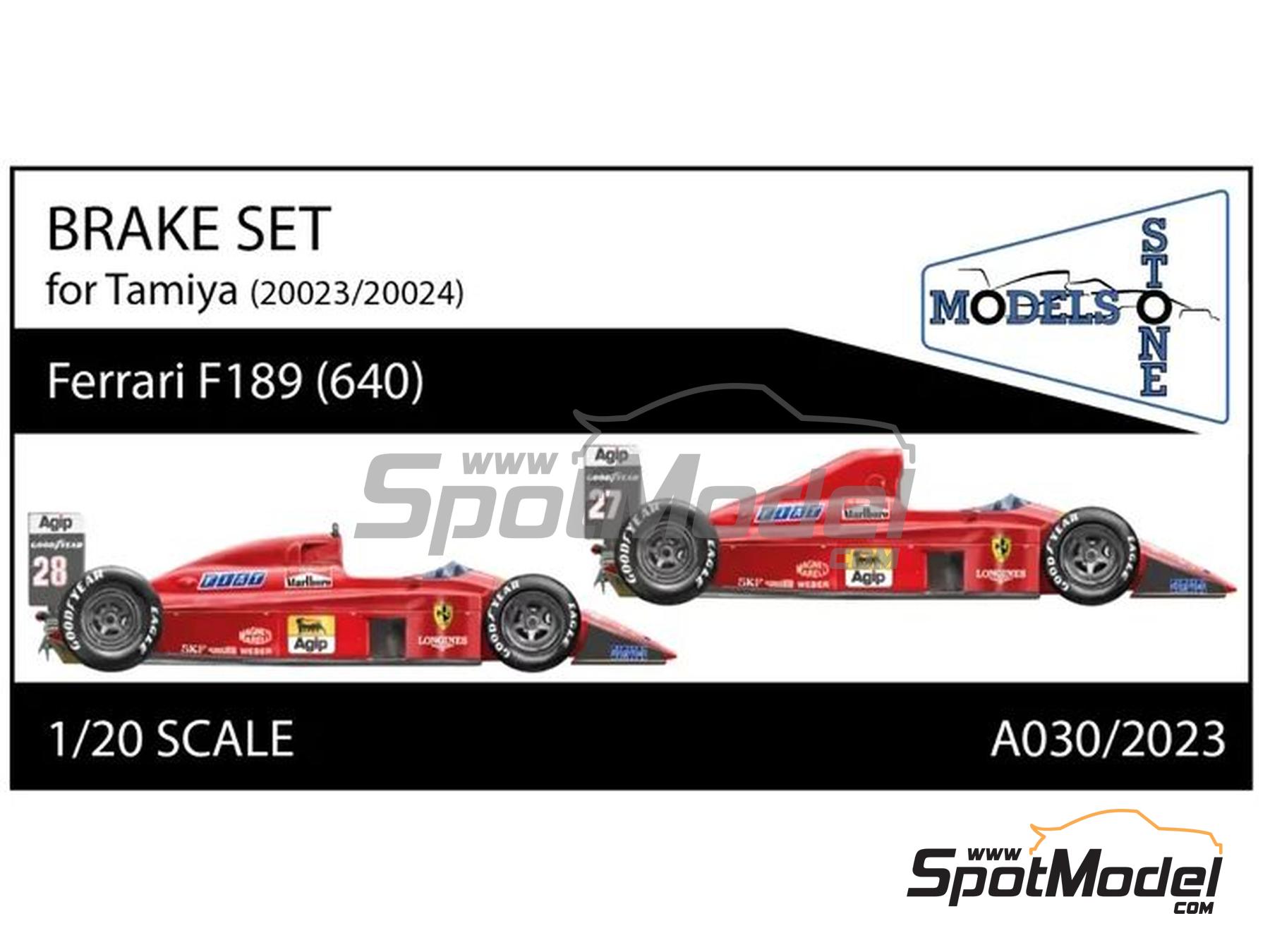 Image 1: Ferrari F1/89 640 | Brakes in 1/20 scale manufactured by Stone Models (ref.&nbsp;A030-2023, also A030/2023)
