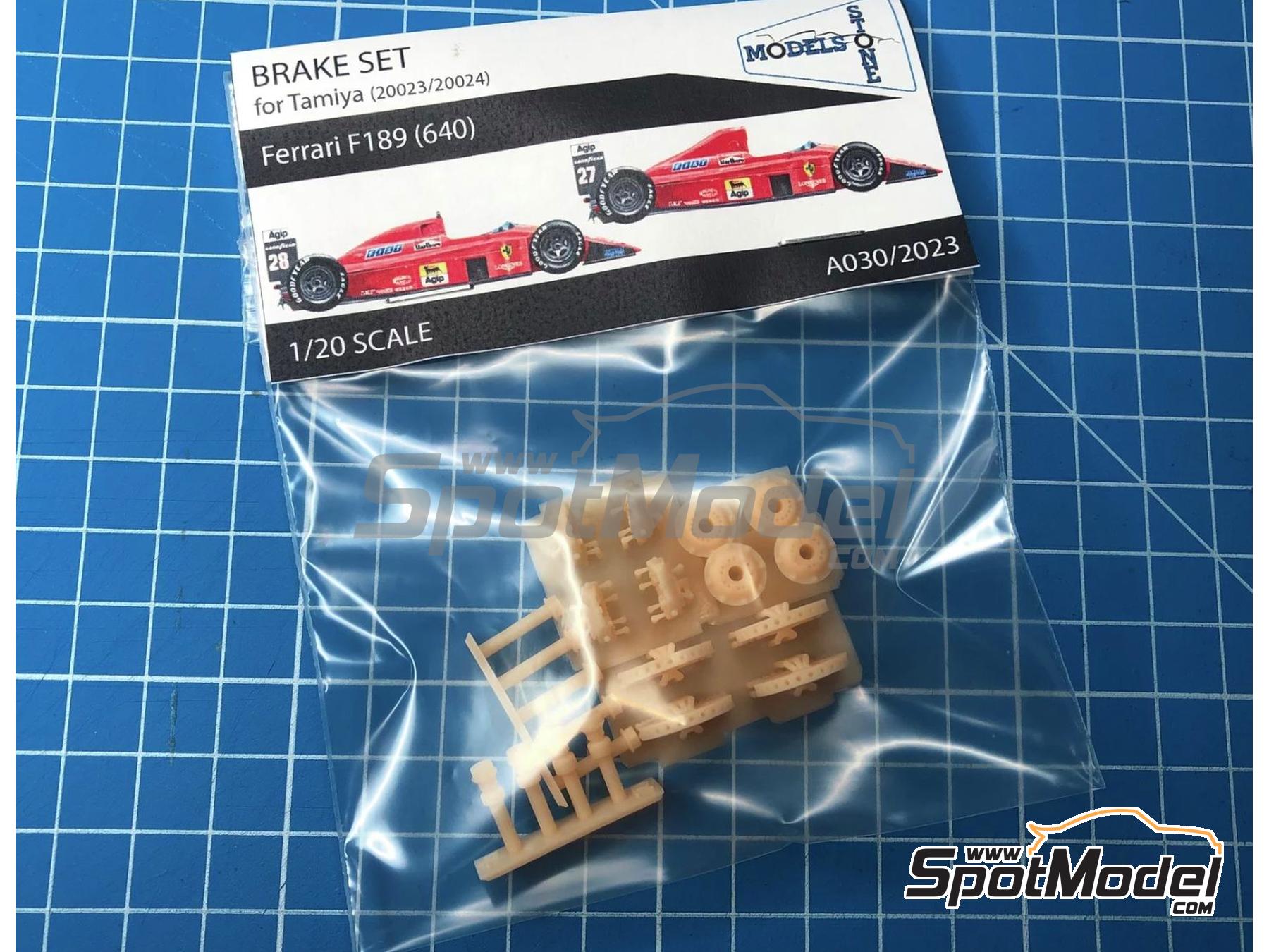 Image 2: Ferrari F1/89 640 | Brakes in 1/20 scale manufactured by Stone Models (ref.&nbsp;A030-2023, also A030/2023)