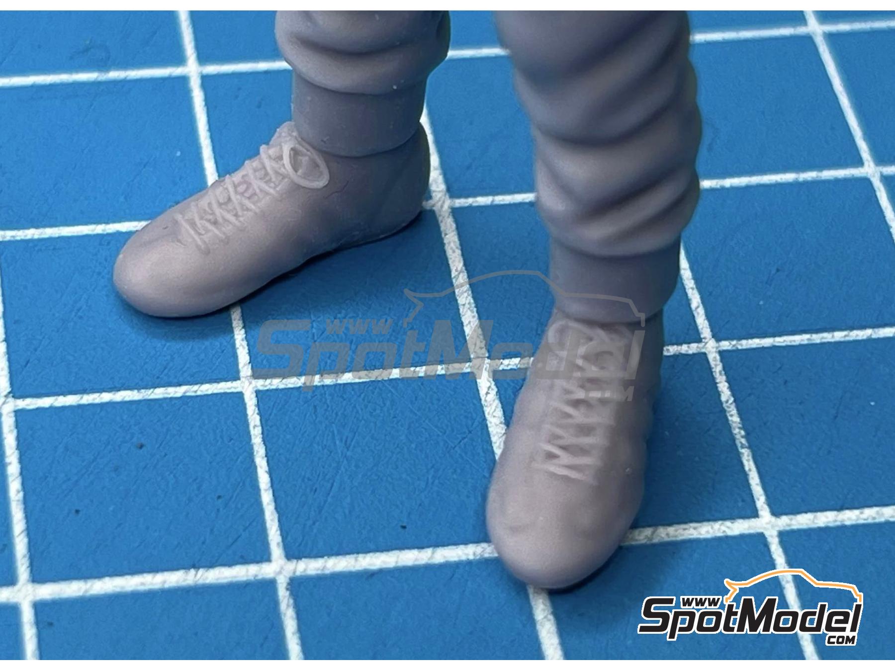 Image 5: Nigel Mansell | Figura en escala&nbsp;1/20 fabricado por Stone Models (ref.&nbsp;A040-2023, tambien A040/2023)