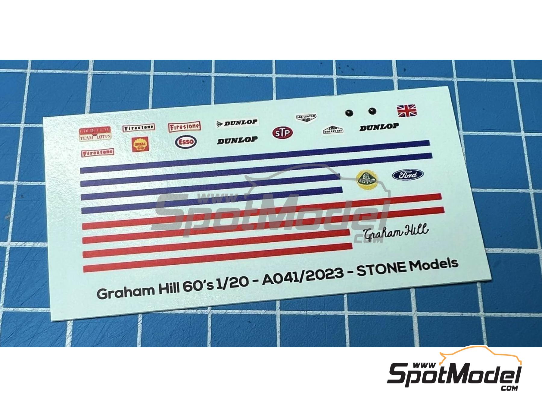 Image 3: Graham Hill | Figure in 1/20 scale manufactured by Stone Models (ref. A041-2023, also A041/2023)