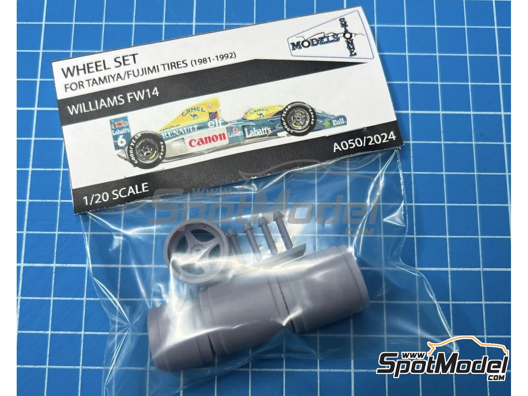 Image 1: Williams Renault FW14 | Rims in 1/20 scale manufactured by Stone Models (ref. A050-2024, also A050/2024)