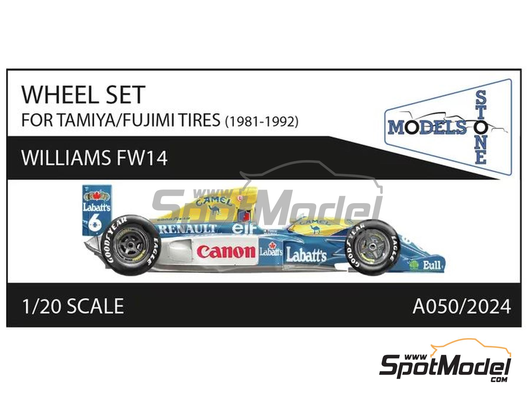Image 6: Williams Renault FW14 | Rims in 1/20 scale manufactured by Stone Models (ref. A050-2024, also A050/2024)