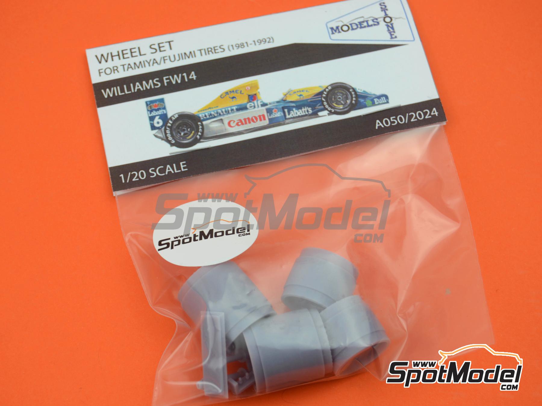 Image 7: Williams Renault FW14 | Rims in 1/20 scale manufactured by Stone Models (ref. A050-2024, also A050/2024)