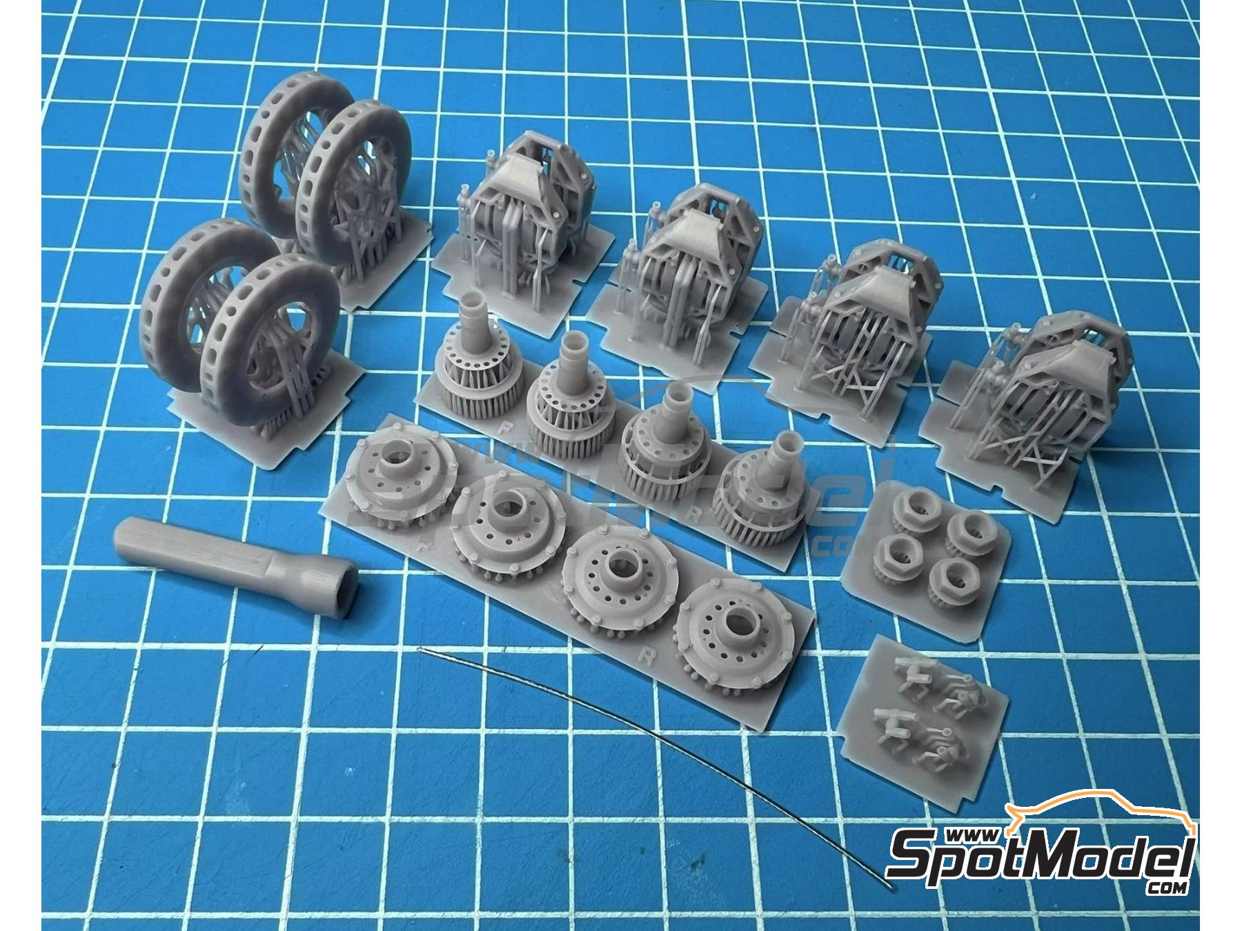 Image 2: McLaren TAG Porsche MP4/2C | Brakes in 1/12 scale manufactured by Stone Models (ref. A053-2024, also A053/2024)