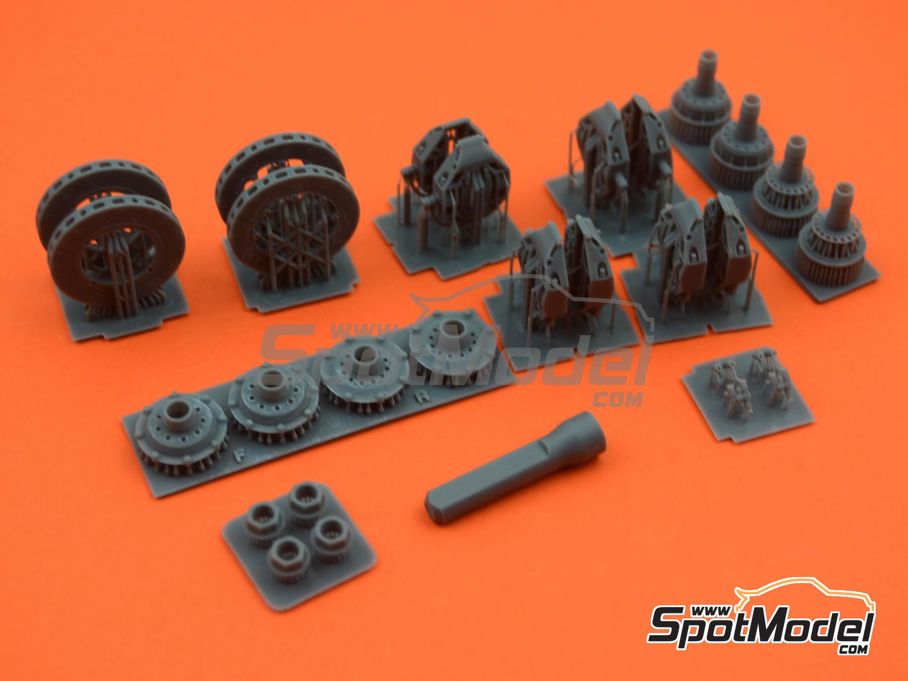 Image 6: McLaren TAG Porsche MP4/2C | Brakes in 1/12 scale manufactured by Stone Models (ref. A053-2024, also A053/2024)
