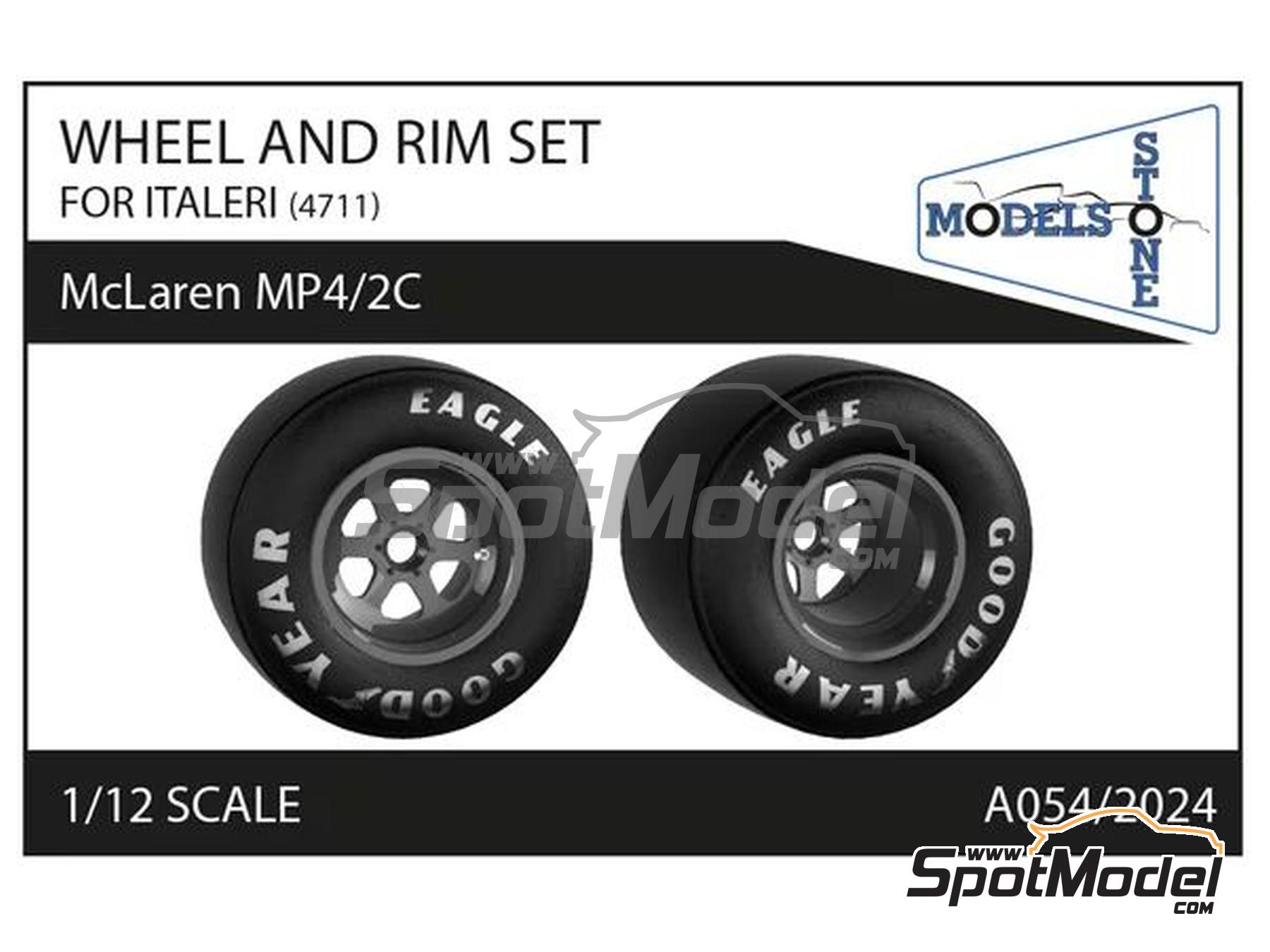 Stone Models A054/2024: Rims and tyres set 1/12 scale - McLaren TAG ...