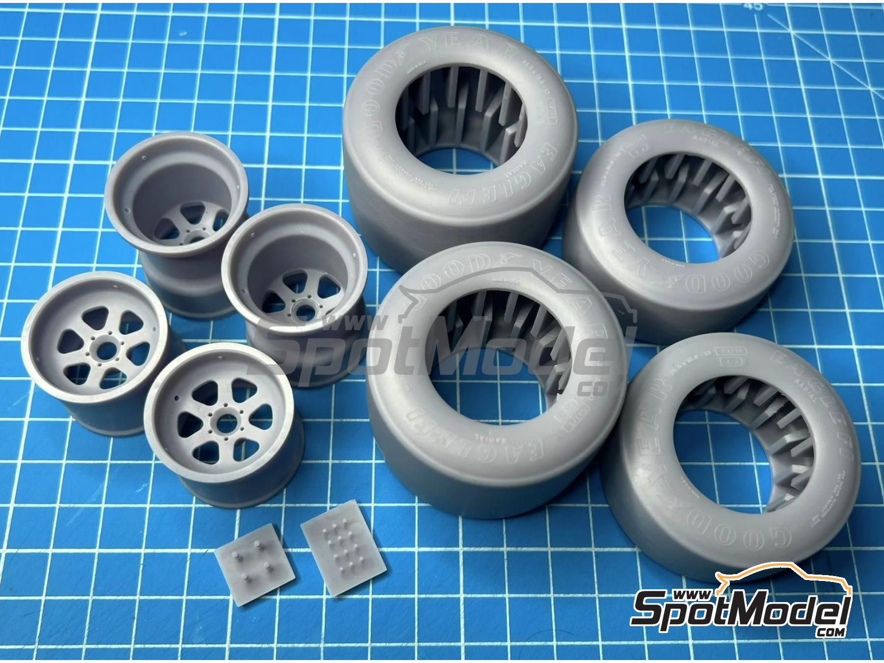 Stone Models A054/2024: Rims and tyres set 1/12 scale - McLaren TAG ...