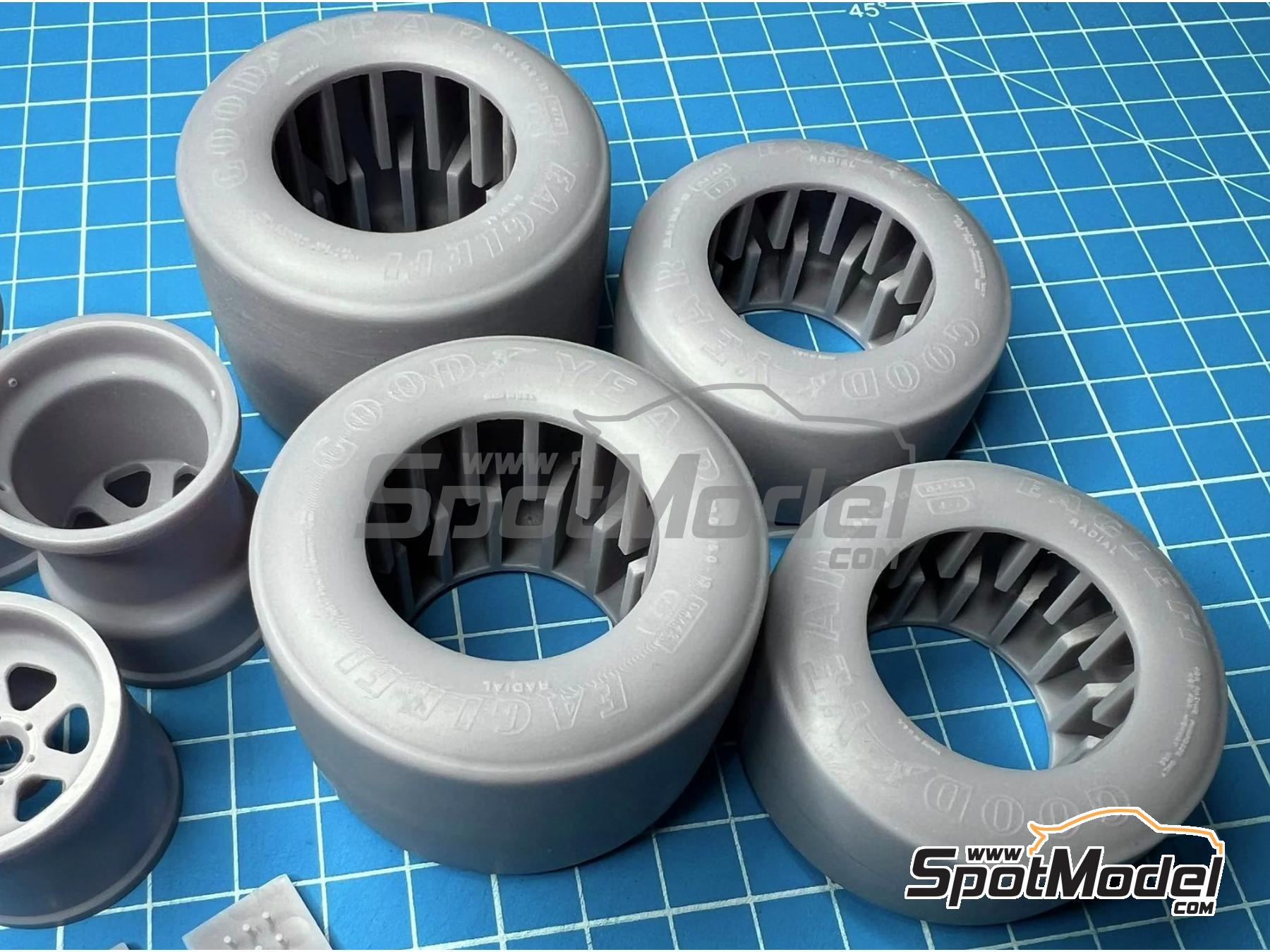 Stone Models A054/2024: Rims and tyres set 1/12 scale - McLaren TAG ...