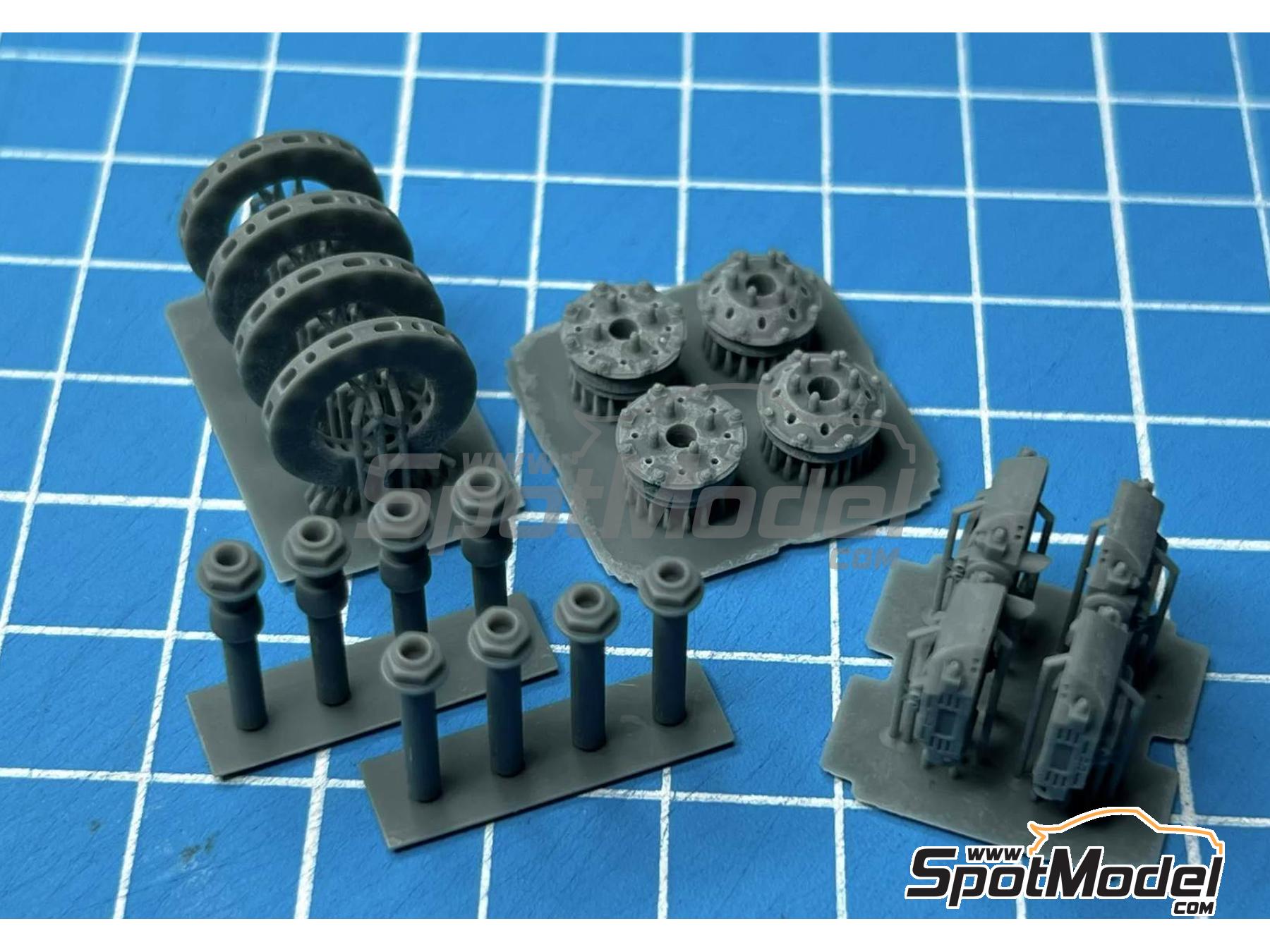 Image 3: Williams Honda FW11B | Frenos en escala&nbsp;1/20 fabricado por Stone Models (ref.&nbsp;A063-2024, tambien A063/2024)