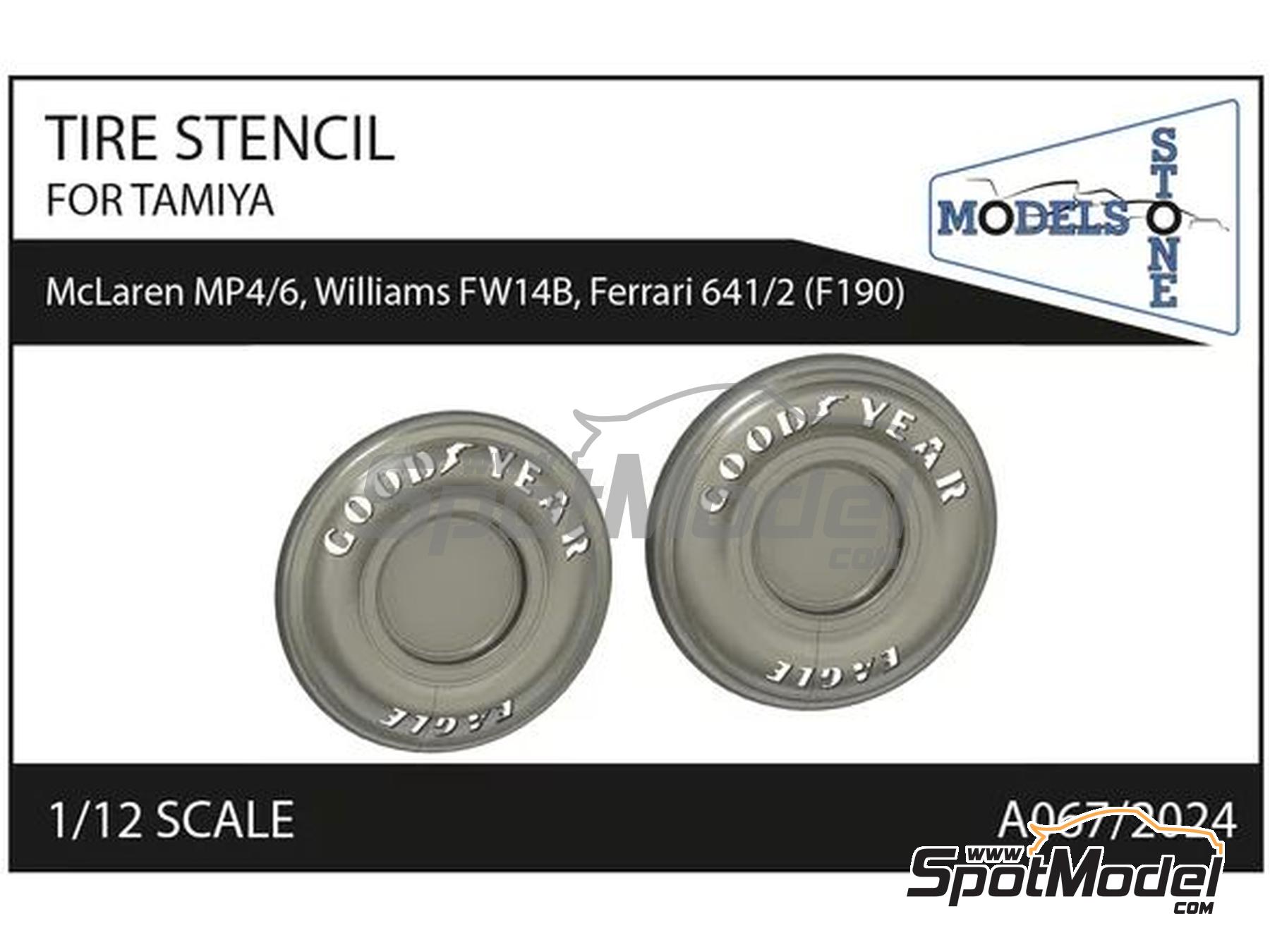 Image 6: Goodyear | Logotypes in 1/12 scale manufactured by Stone Models (ref. A067-2024, also A067/2024)