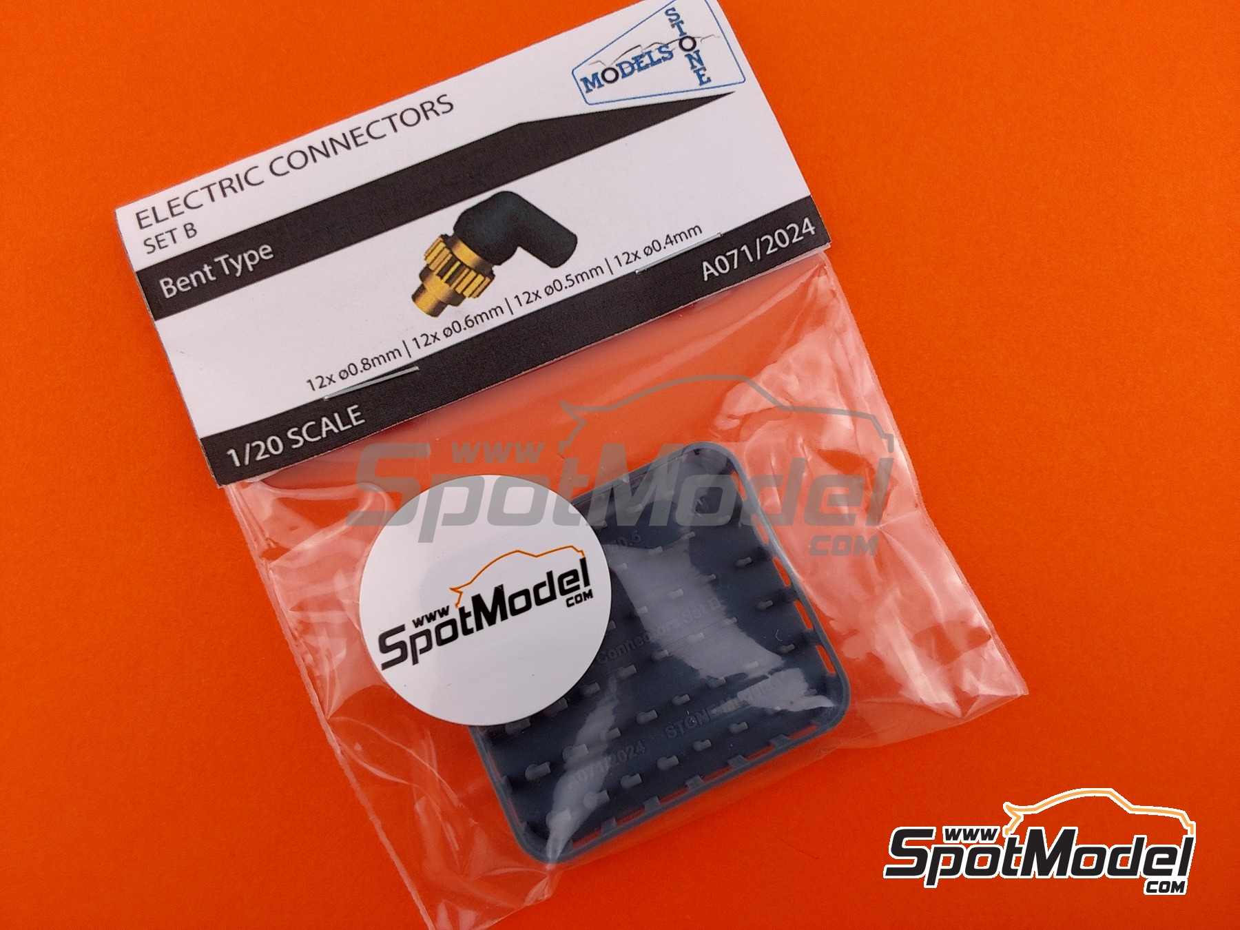 Image 5: Electric Connectors - Set B | Detail in 1/20 scale manufactured by Stone Models (ref.&nbsp;A071-2024, also A071/2024)