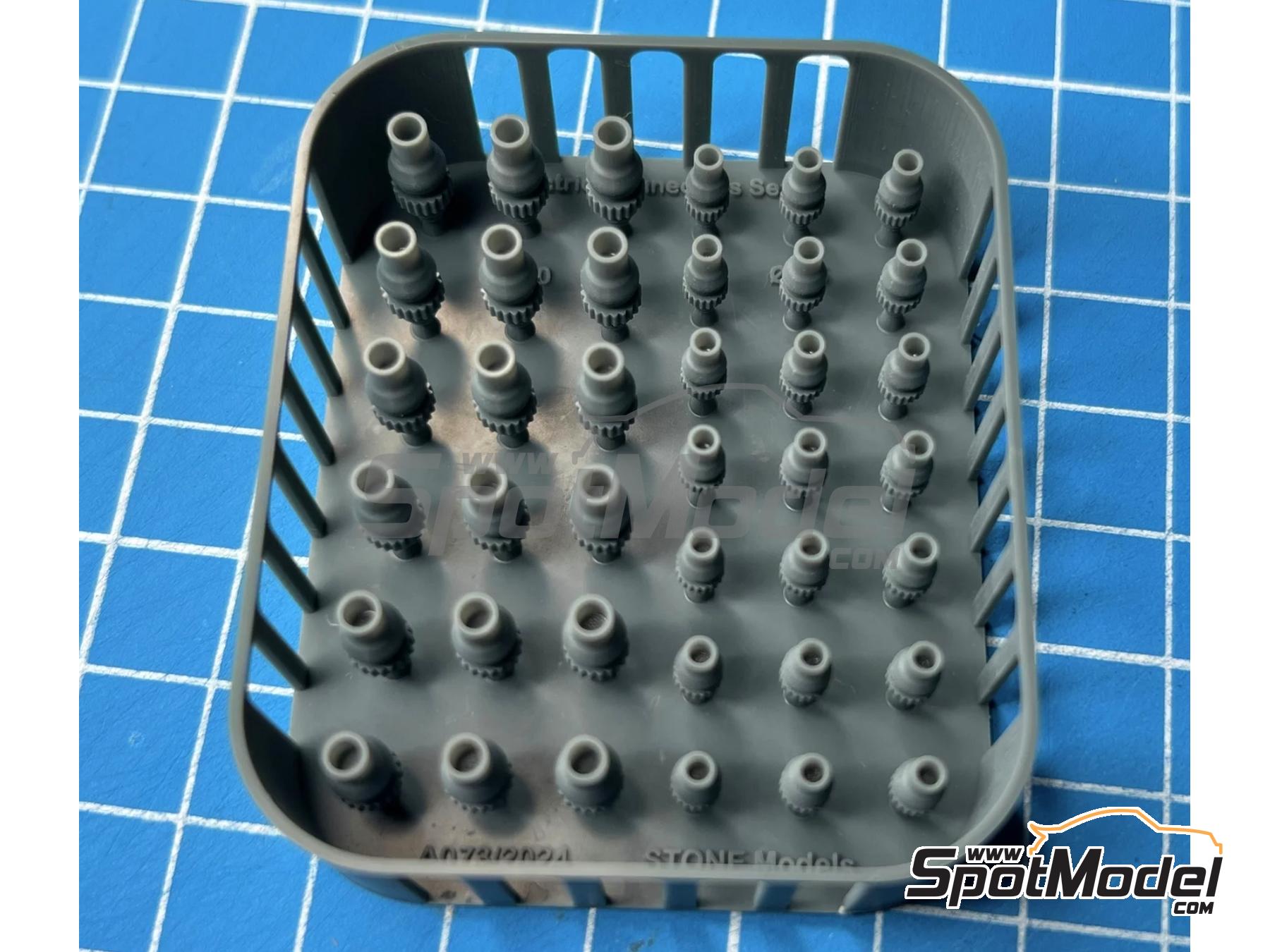 Image 2: Conectores eléctricos - Set D | Detalle en escala 1/12 fabricado por Stone Models (ref. A073-2024, tambien A073/2024)