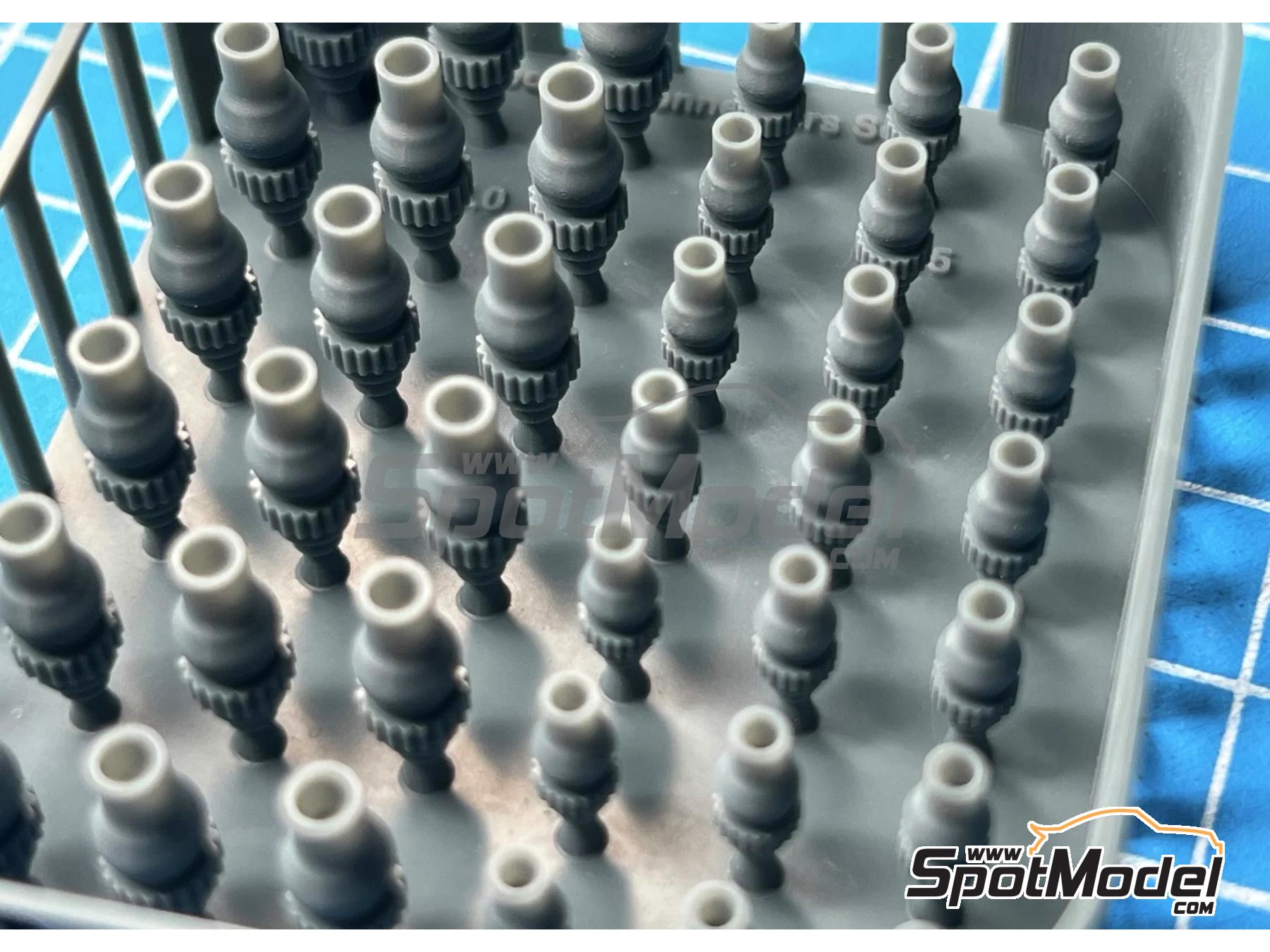 Image 3: Conectores eléctricos - Set D | Detalle en escala 1/12 fabricado por Stone Models (ref. A073-2024, tambien A073/2024)